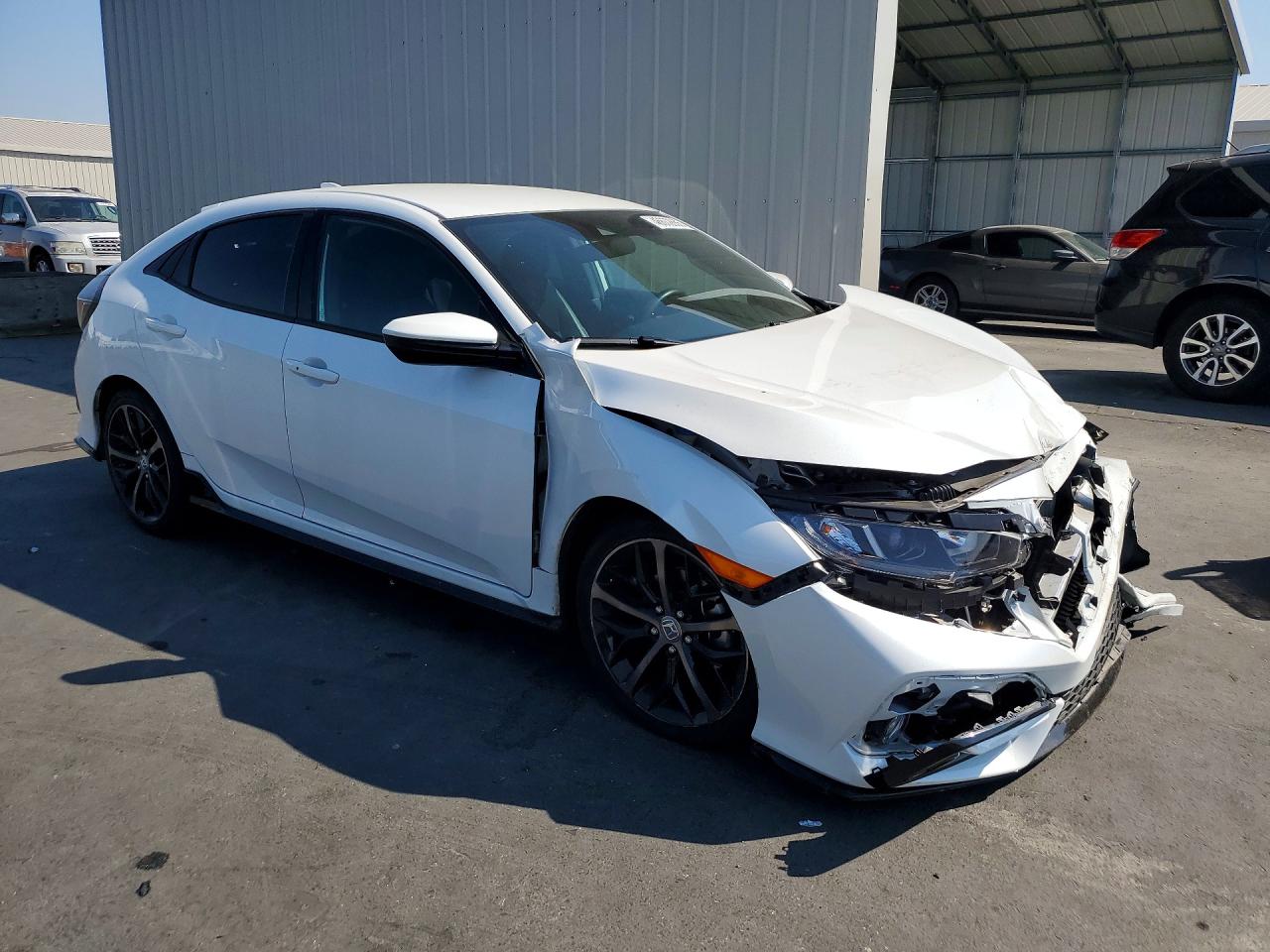 2020 Honda Civic Sport White vin: SHHFK7H48LU423188