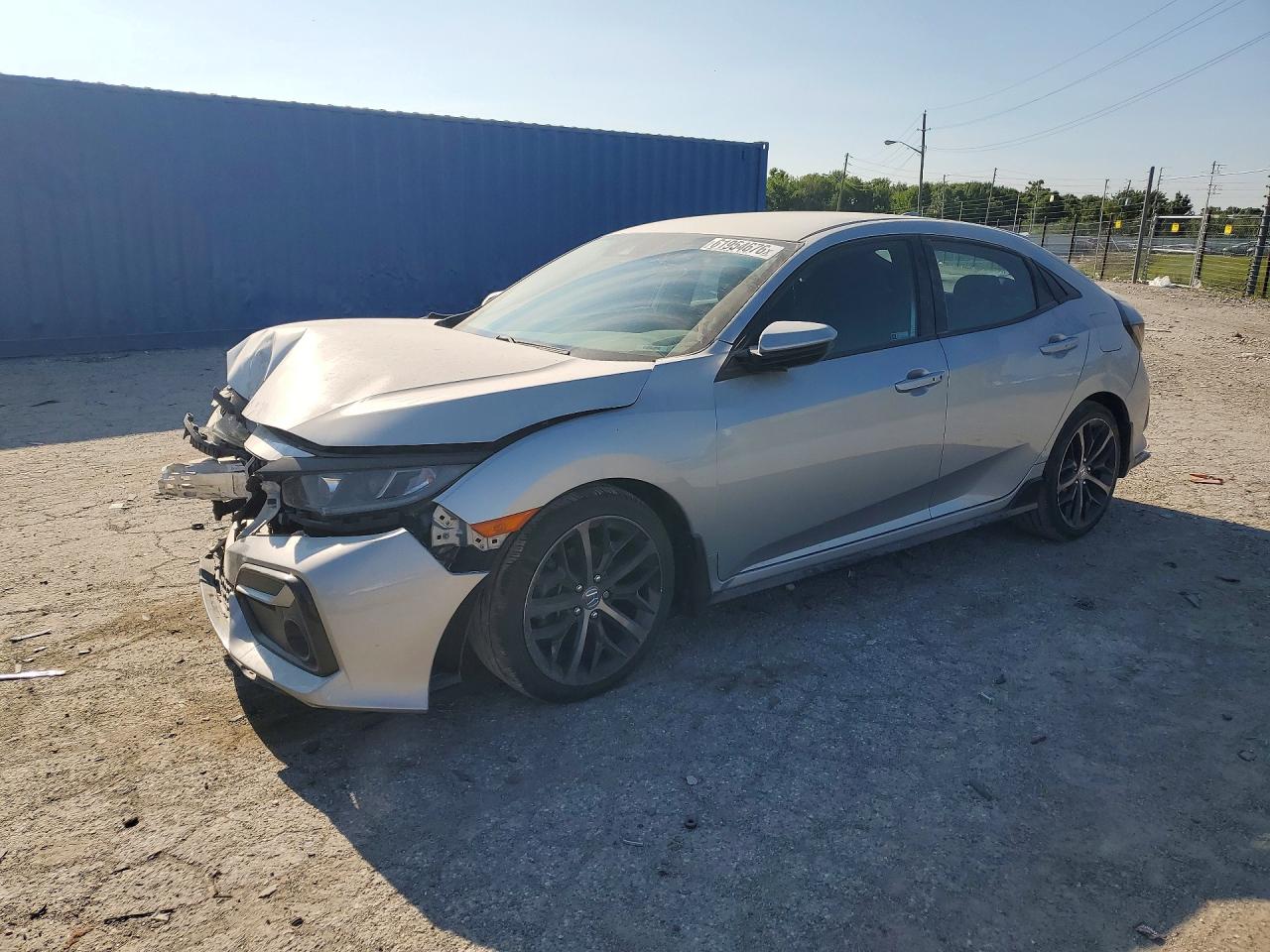 2021 Honda Civic Sport Silver vin: SHHFK7H48MU224708
