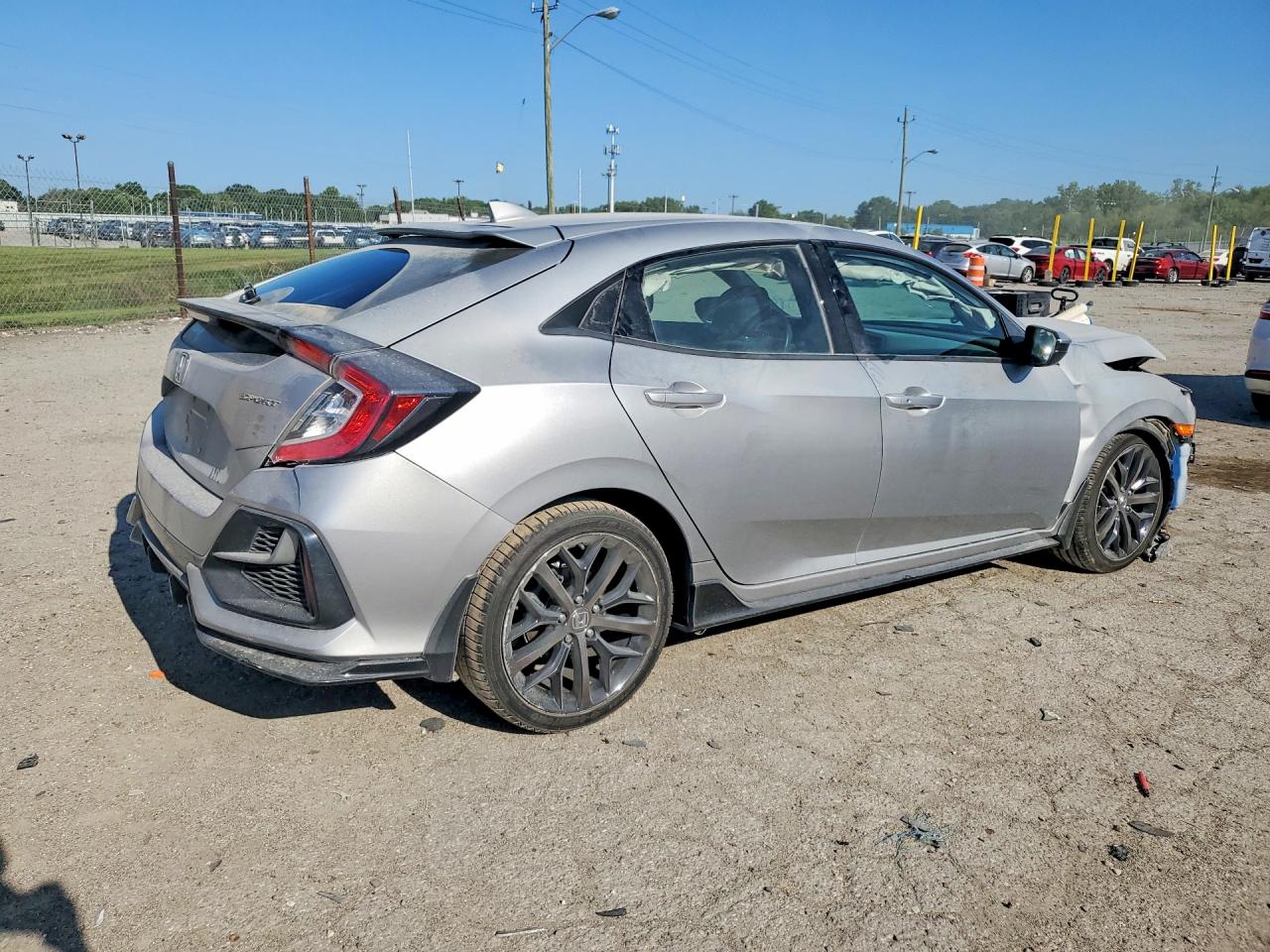 2021 Honda Civic Sport Silver vin: SHHFK7H48MU224708