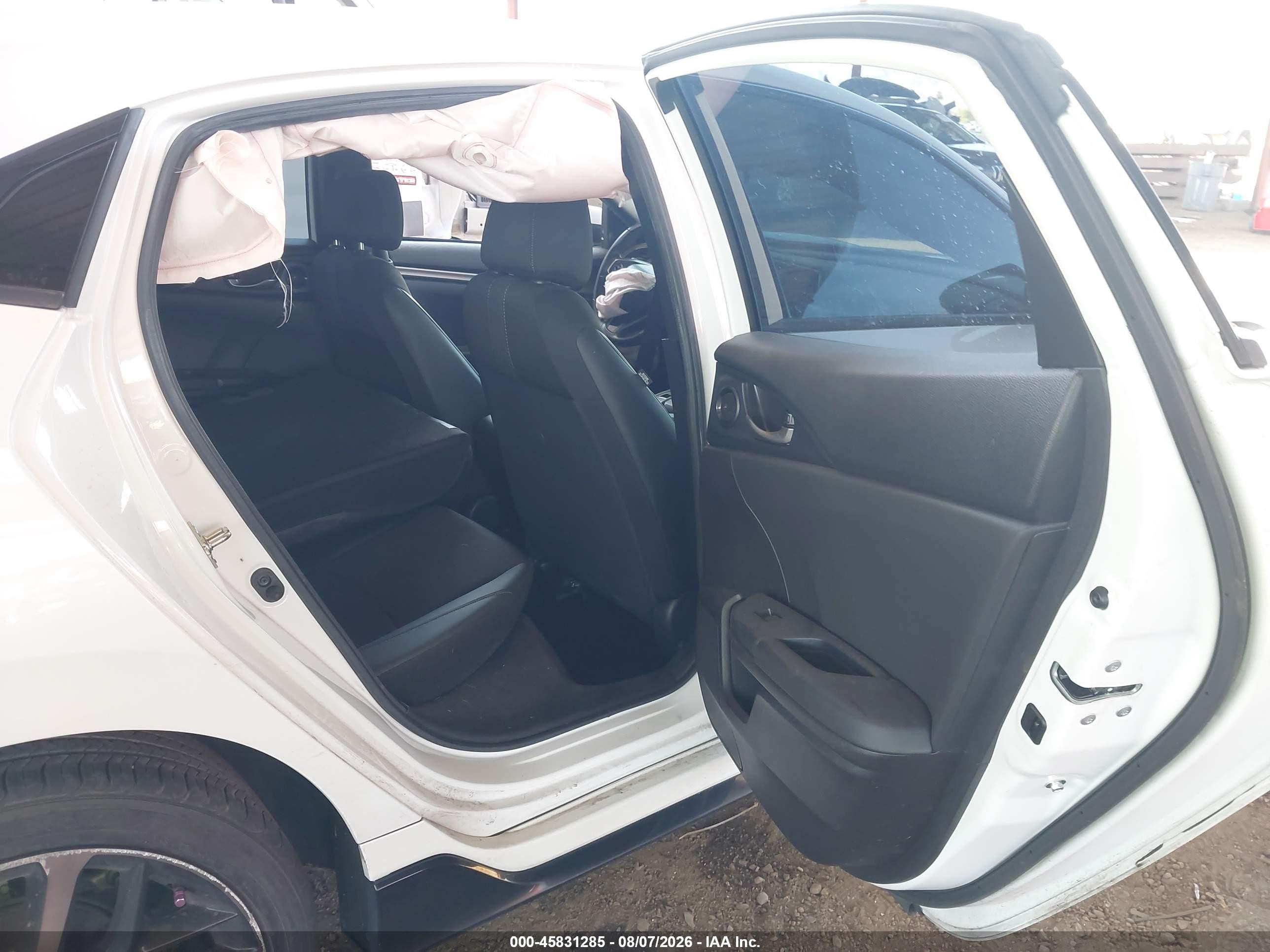 2021 Honda Civic Sport White vin: SHHFK7H48MU228273