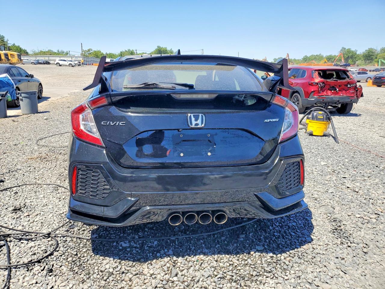 2018 Honda Civic Sport Black vin: SHHFK7H49JU404050