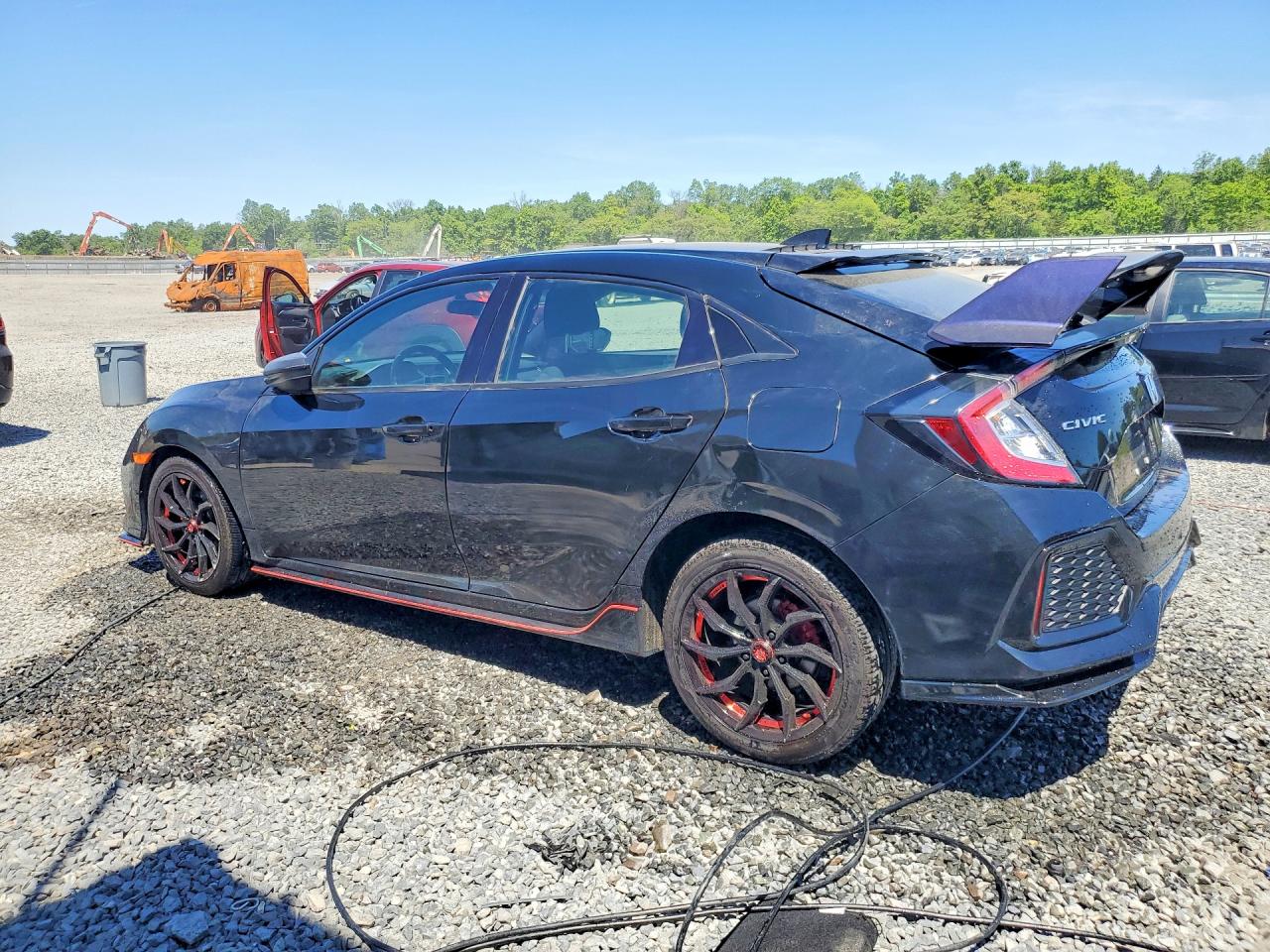 2018 Honda Civic Sport Black vin: SHHFK7H49JU404050