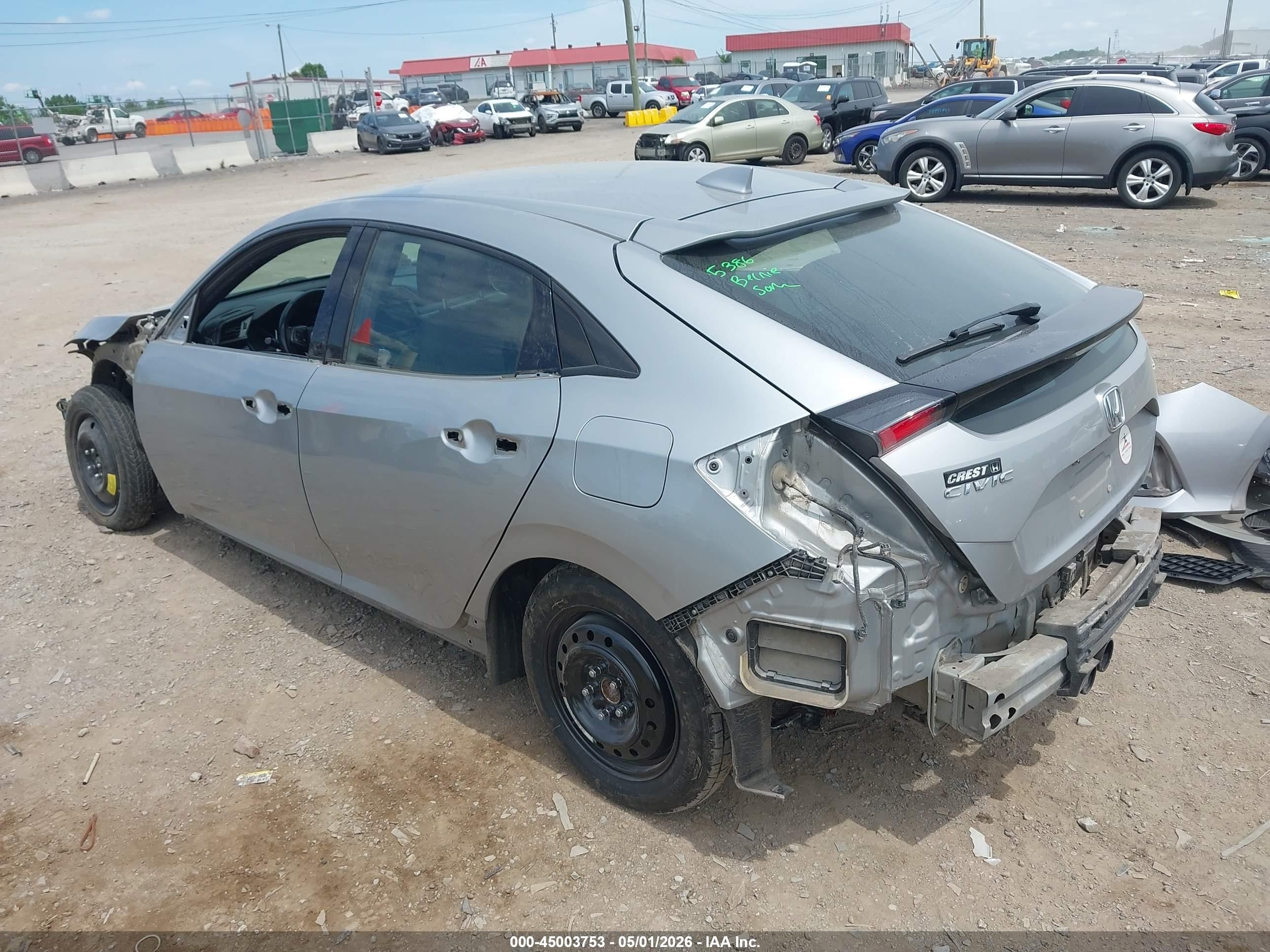 2021 Honda Civic Sport Серебряный vin: SHHFK7H4XMU210986