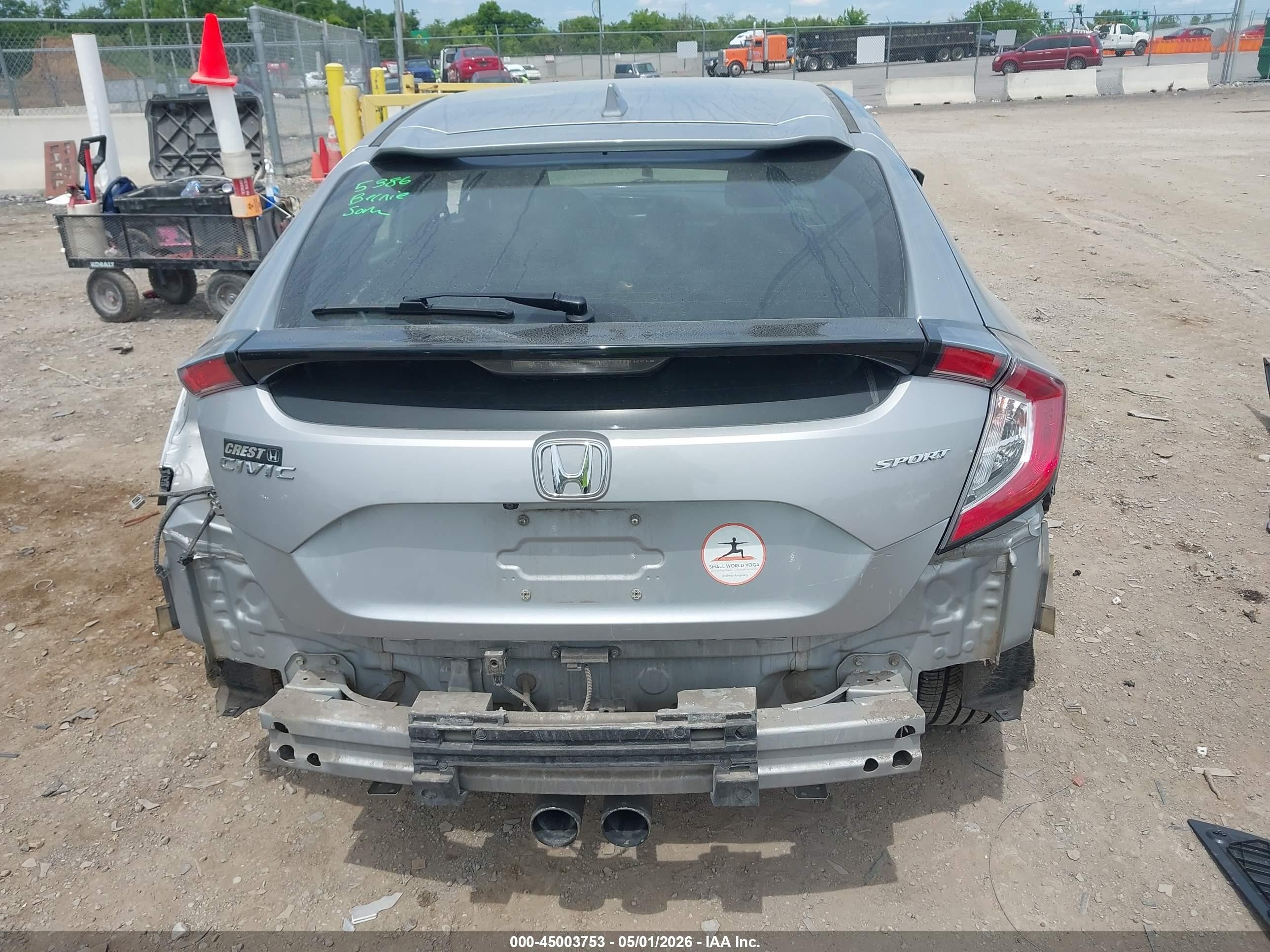 2021 Honda Civic Sport Серебряный vin: SHHFK7H4XMU210986