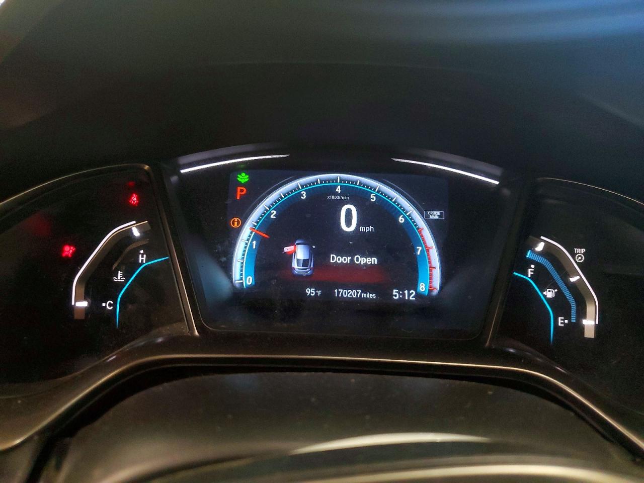 2017 Honda Civic Ex Blue vin: SHHFK7H50HU201843