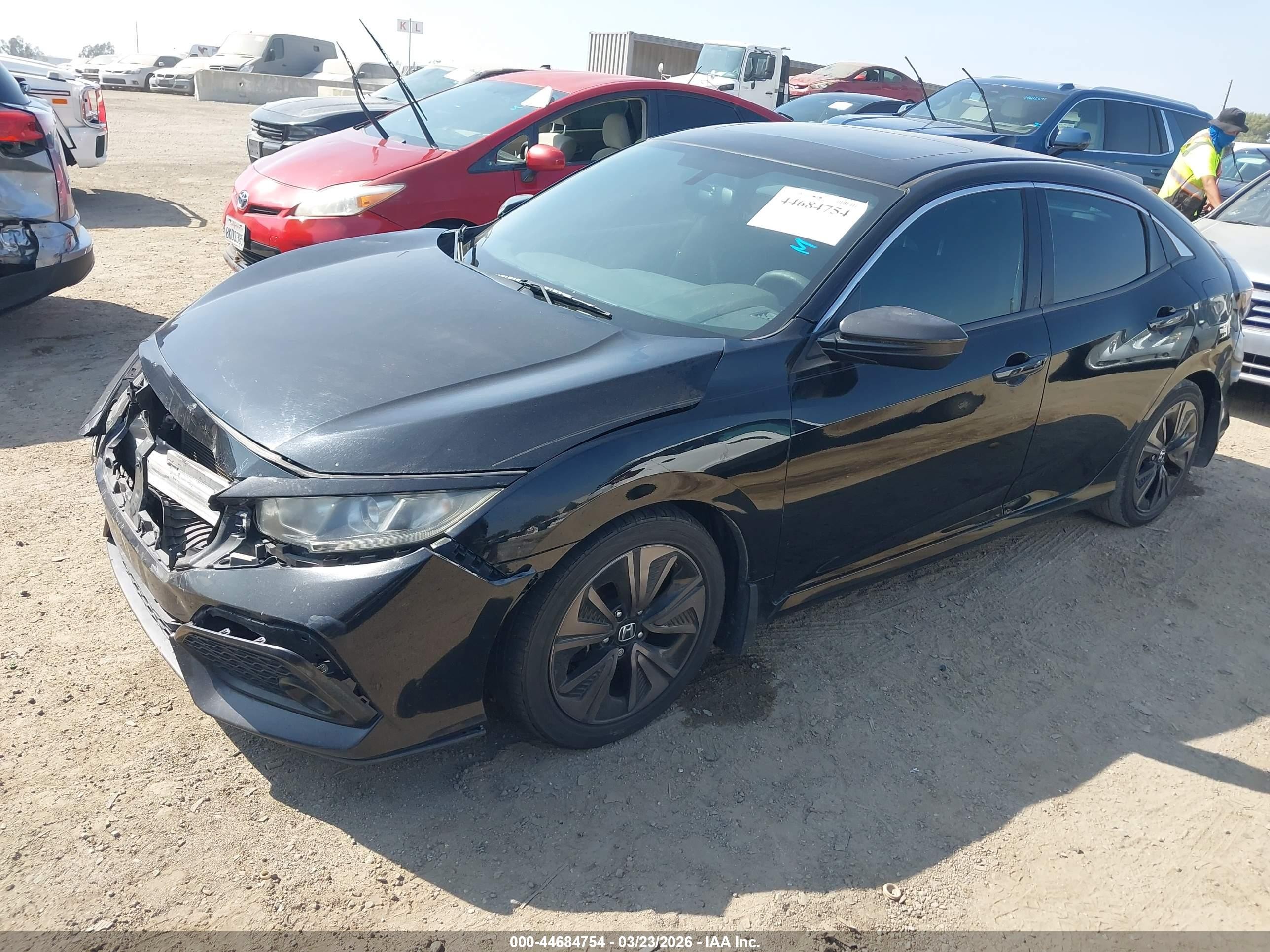 2017 Honda Civic Ex Black vin: SHHFK7H50HU211417