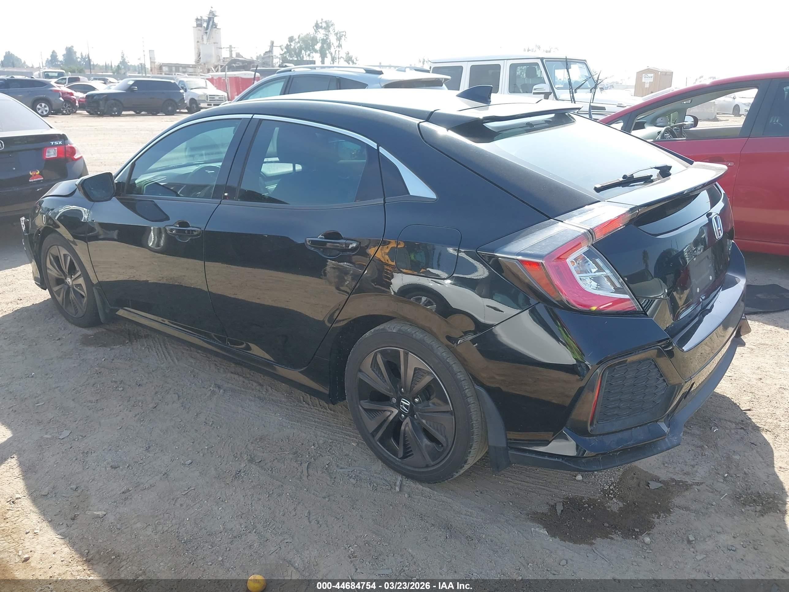 2017 Honda Civic Ex Black vin: SHHFK7H50HU211417