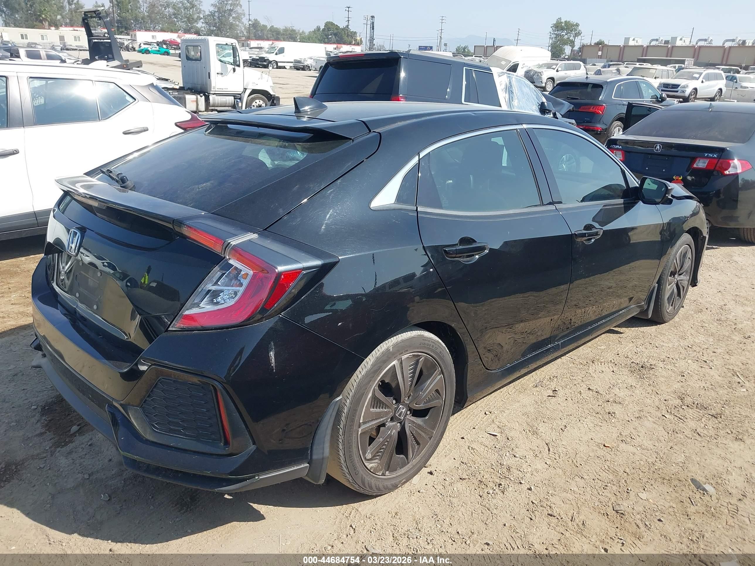 2017 Honda Civic Ex Black vin: SHHFK7H50HU211417