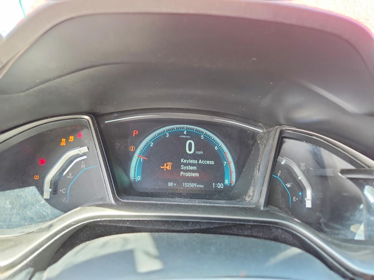 2017 Honda Civic Ex Red vin: SHHFK7H50HU416963
