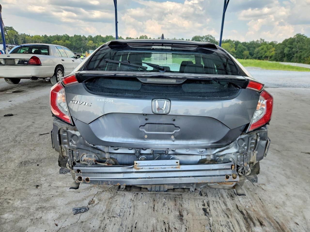 2018 Honda Civic Ex Gray vin: SHHFK7H51JU218009