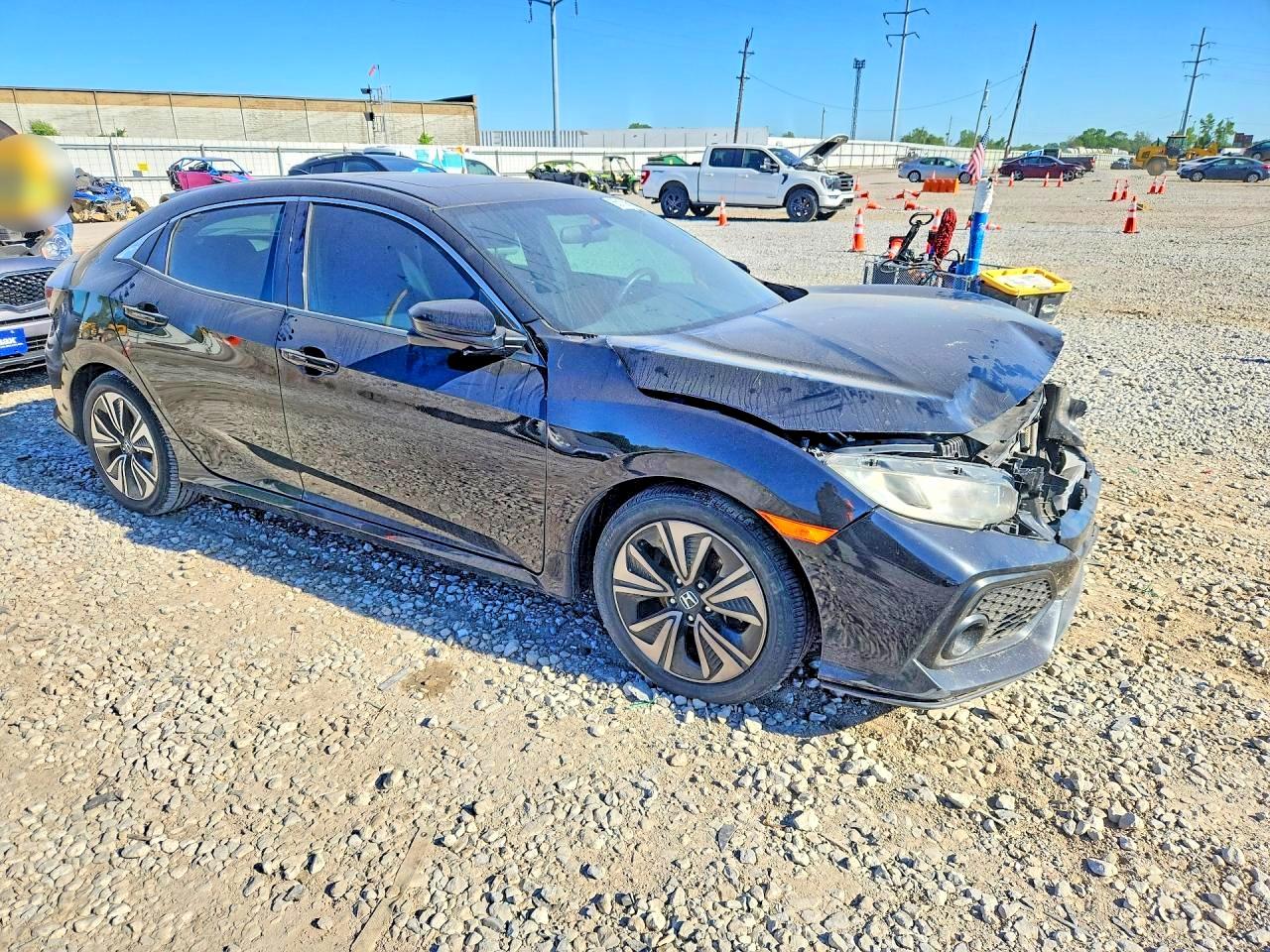 2017 Honda Civic Ex Black vin: SHHFK7H52HU221365