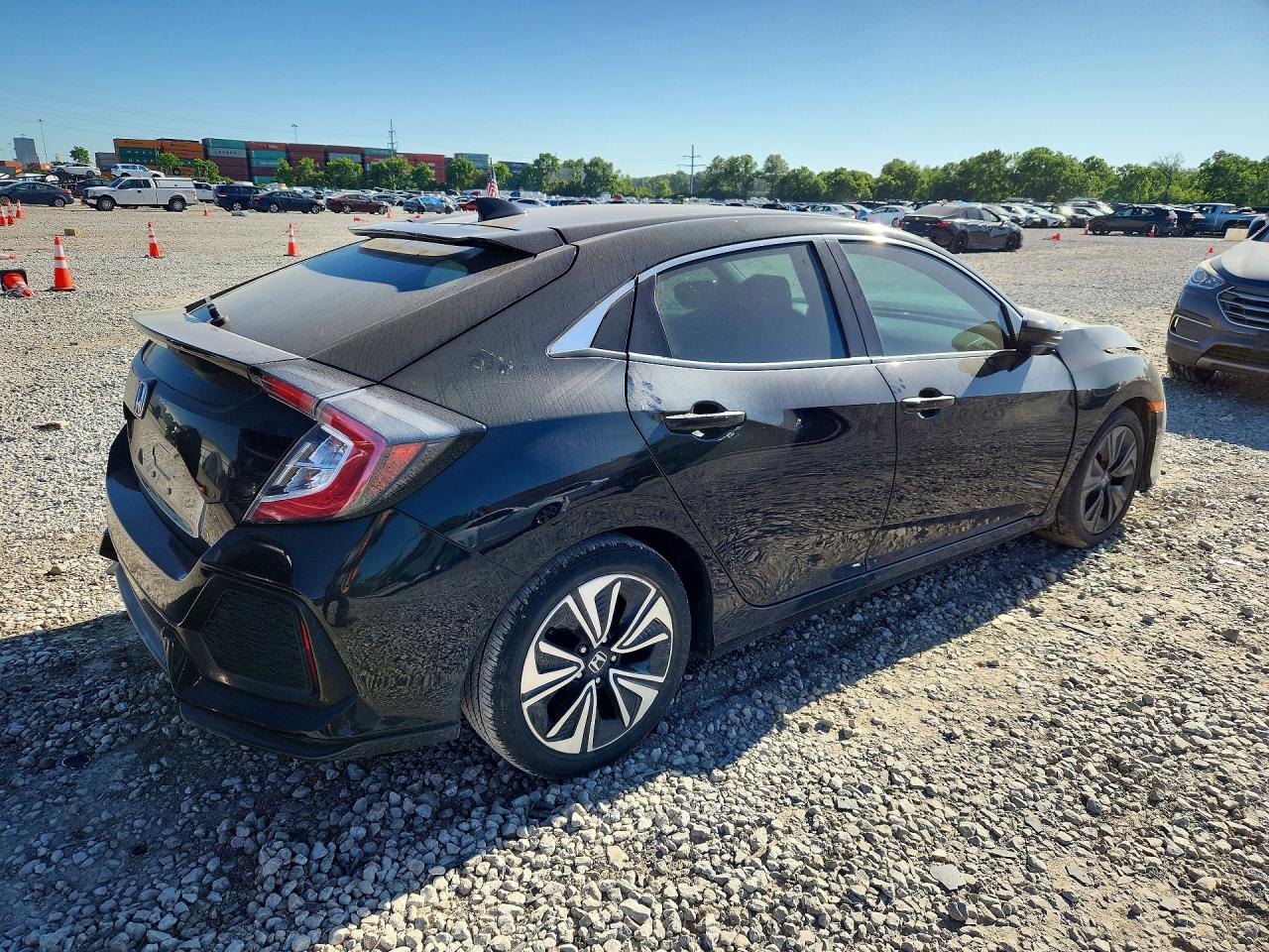2017 Honda Civic Ex Black vin: SHHFK7H52HU221365