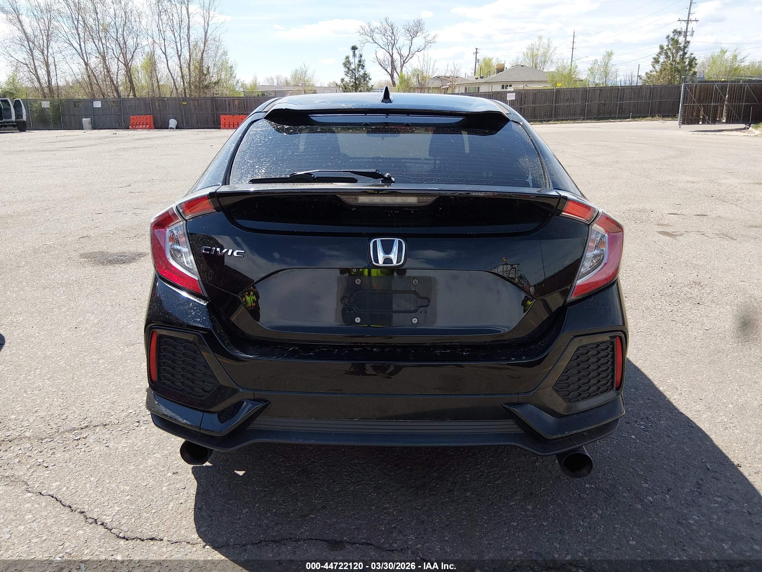 2017 Honda Civic Ex Black vin: SHHFK7H55HU405814