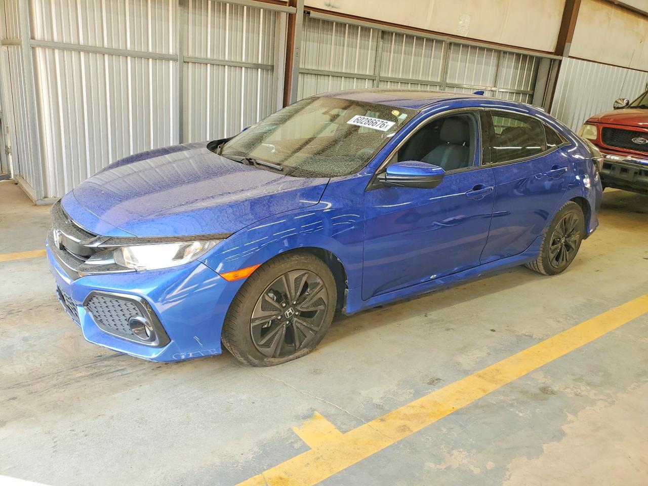 2018 Honda Civic Ex Blue vin: SHHFK7H55JU237338