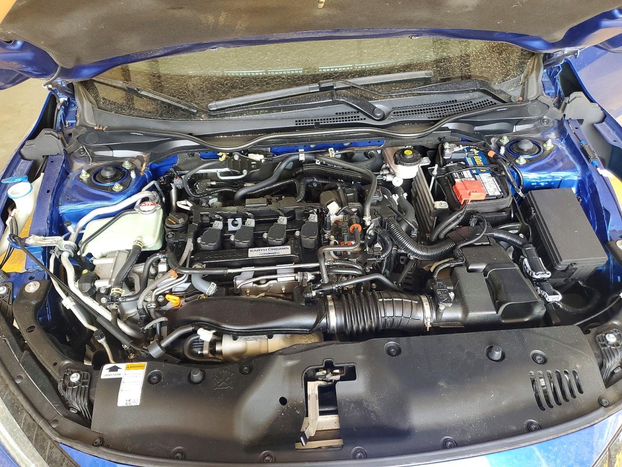 2018 Honda Civic Ex Синий vin: SHHFK7H55JU237338