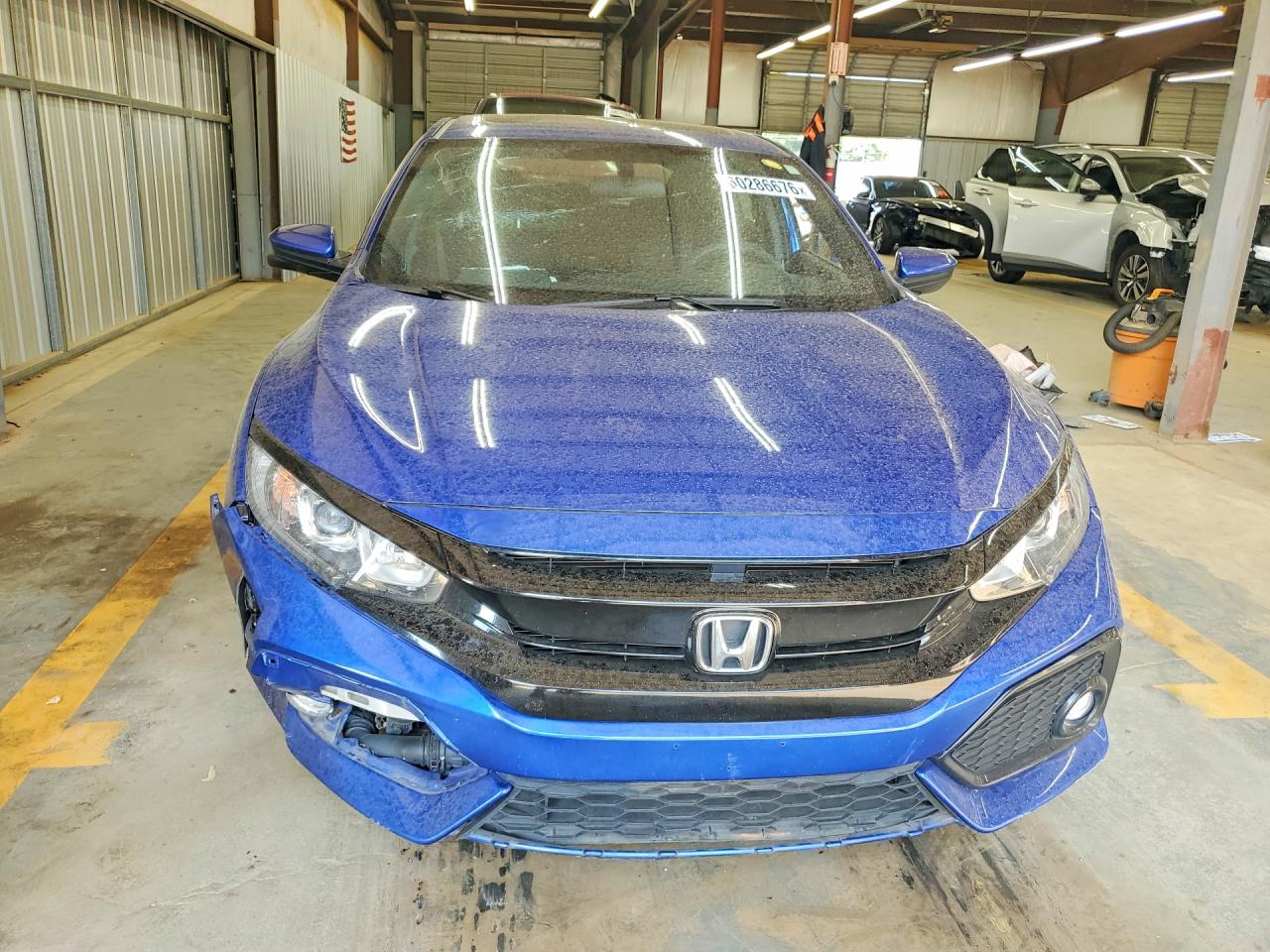 2018 Honda Civic Ex Синий vin: SHHFK7H55JU237338