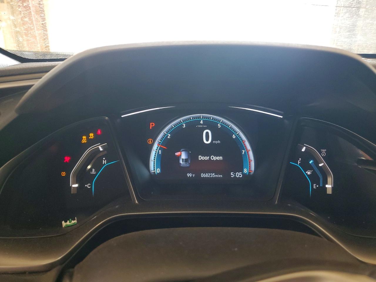 2018 Honda Civic Ex Синий vin: SHHFK7H55JU237338