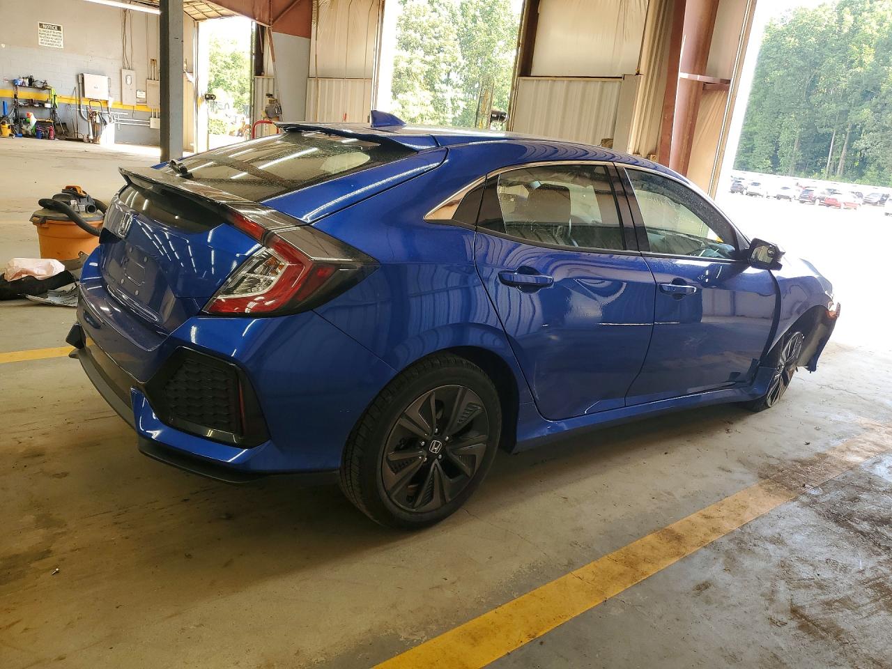 2018 Honda Civic Ex Синий vin: SHHFK7H55JU237338