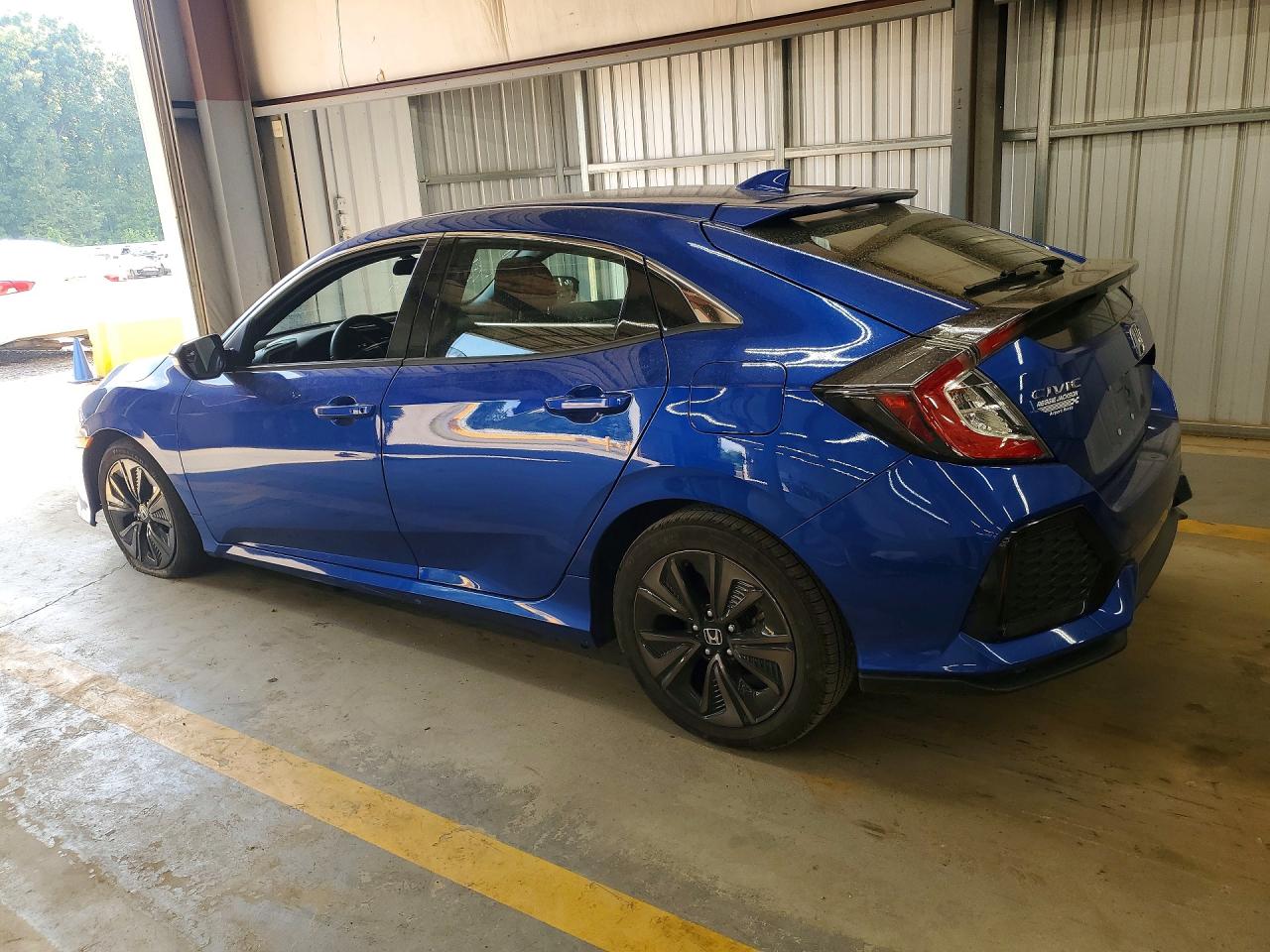 2018 Honda Civic Ex Синий vin: SHHFK7H55JU237338