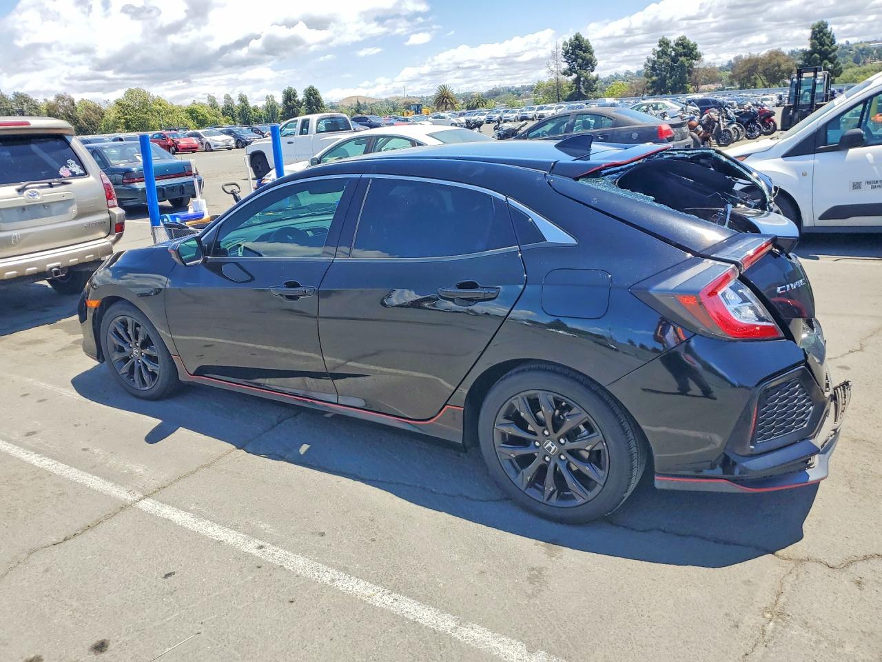 2017 Honda Civic Ex Black vin: SHHFK7H56HU421150