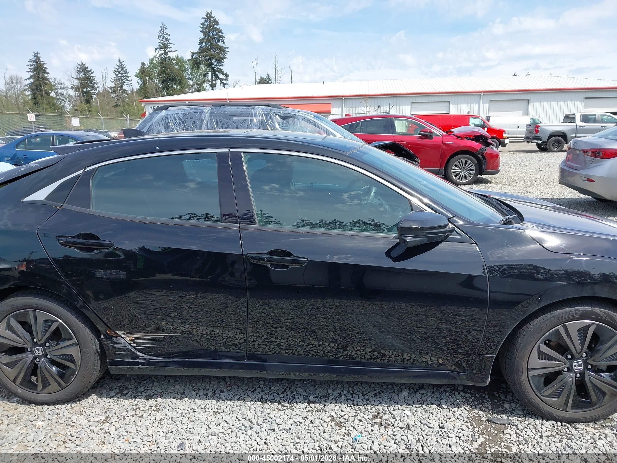 2017 Honda Civic Ex Black vin: SHHFK7H58HU414569