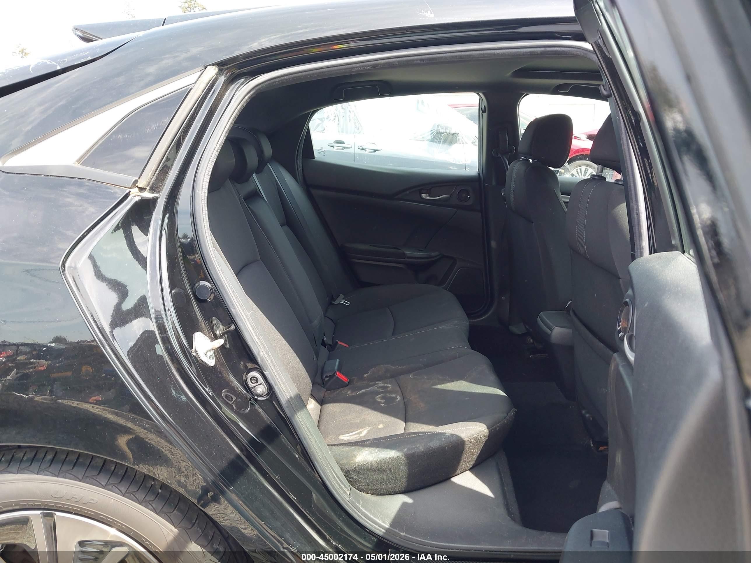 2017 Honda Civic Ex Black vin: SHHFK7H58HU414569