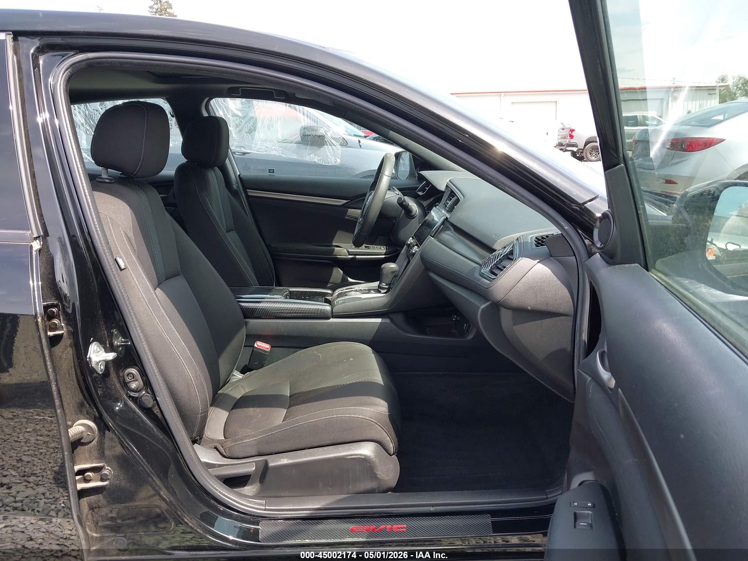 2017 Honda Civic Ex Black vin: SHHFK7H58HU414569