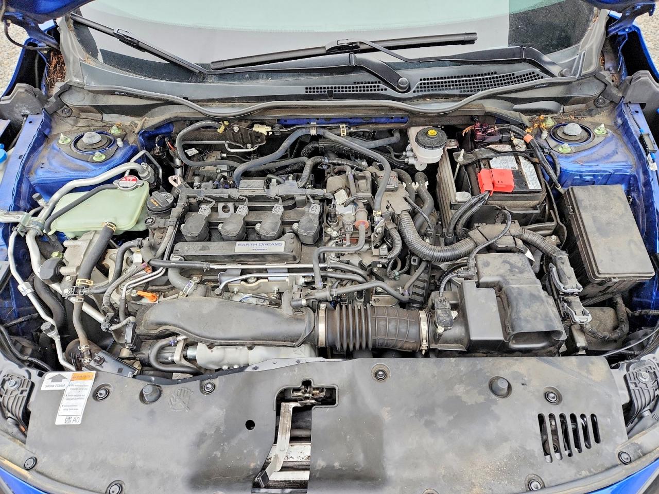 2018 Honda Civic Ex Blue vin: SHHFK7H5XJU424929