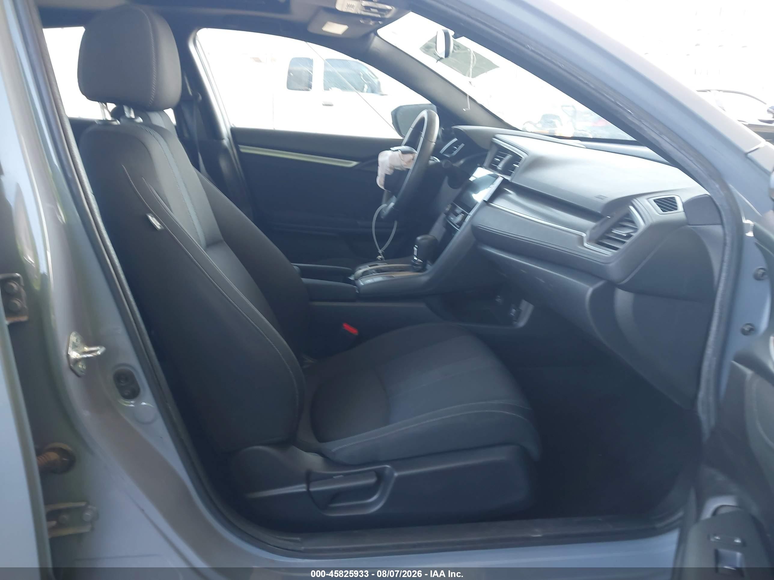 2018 Honda Civic Ex Gray vin: SHHFK7H5XJU432898