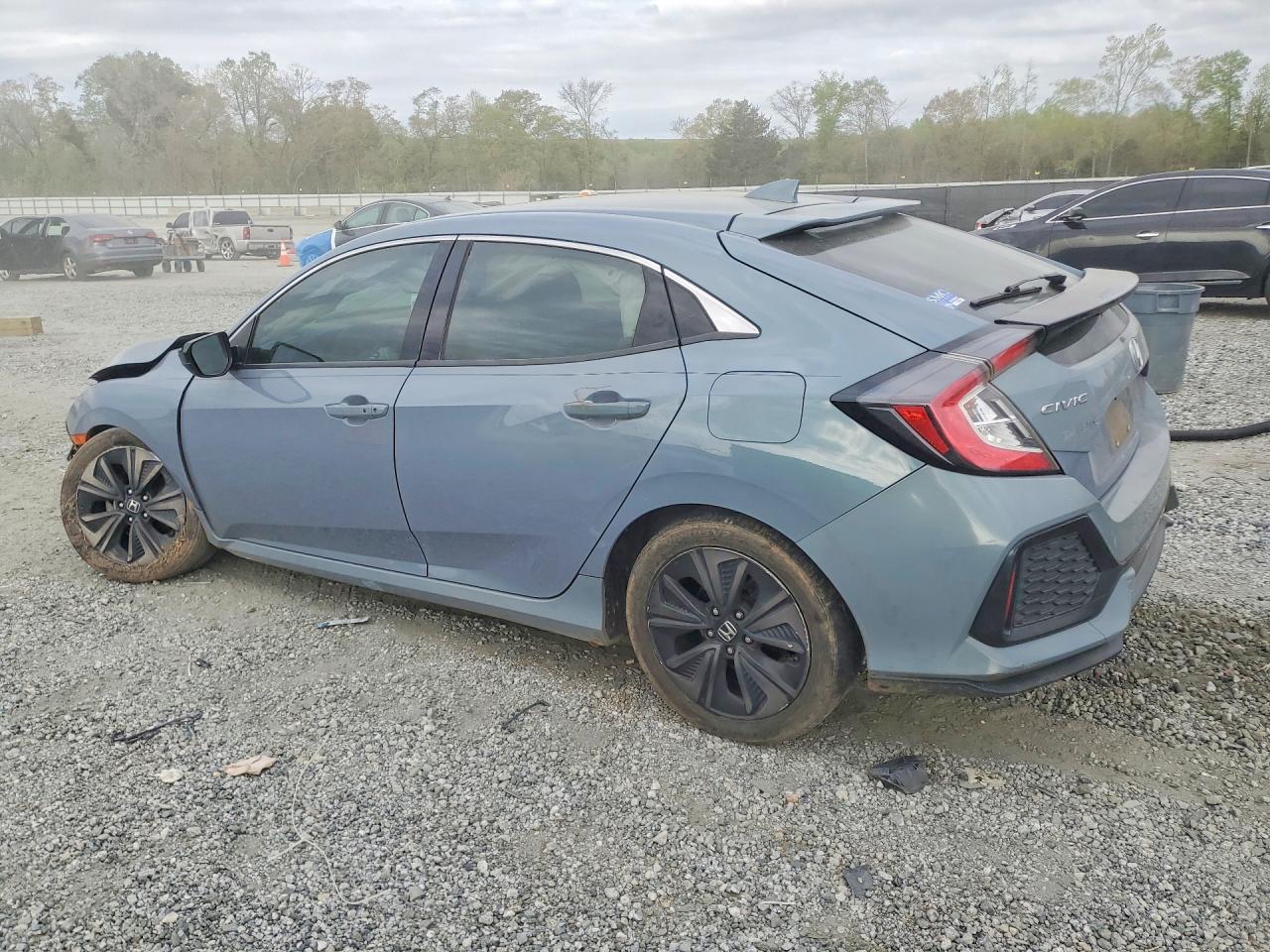 2019 Honda Civic Ex Blue vin: SHHFK7H60KU214639