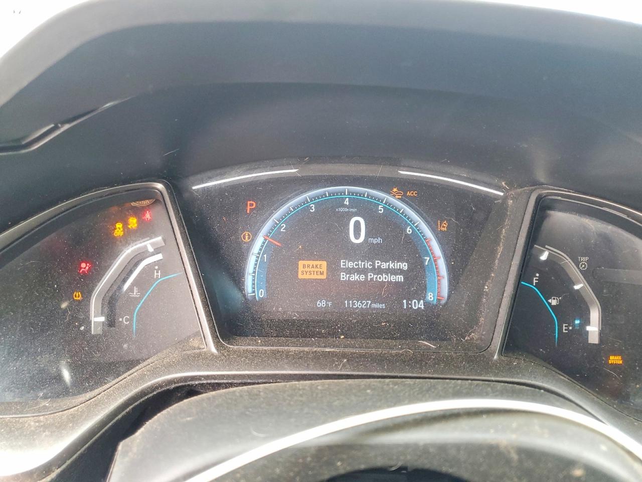 2019 Honda Civic Ex Blue vin: SHHFK7H60KU214639