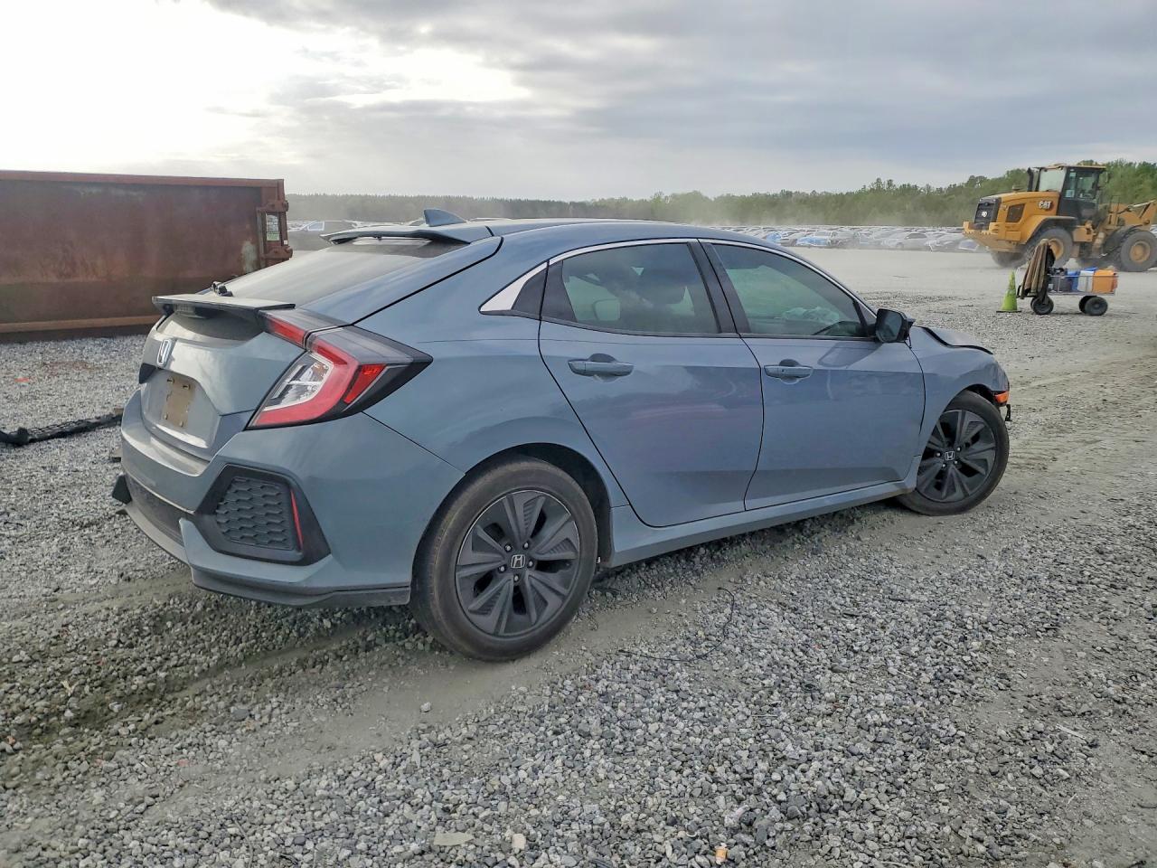 2019 Honda Civic Ex Blue vin: SHHFK7H60KU214639