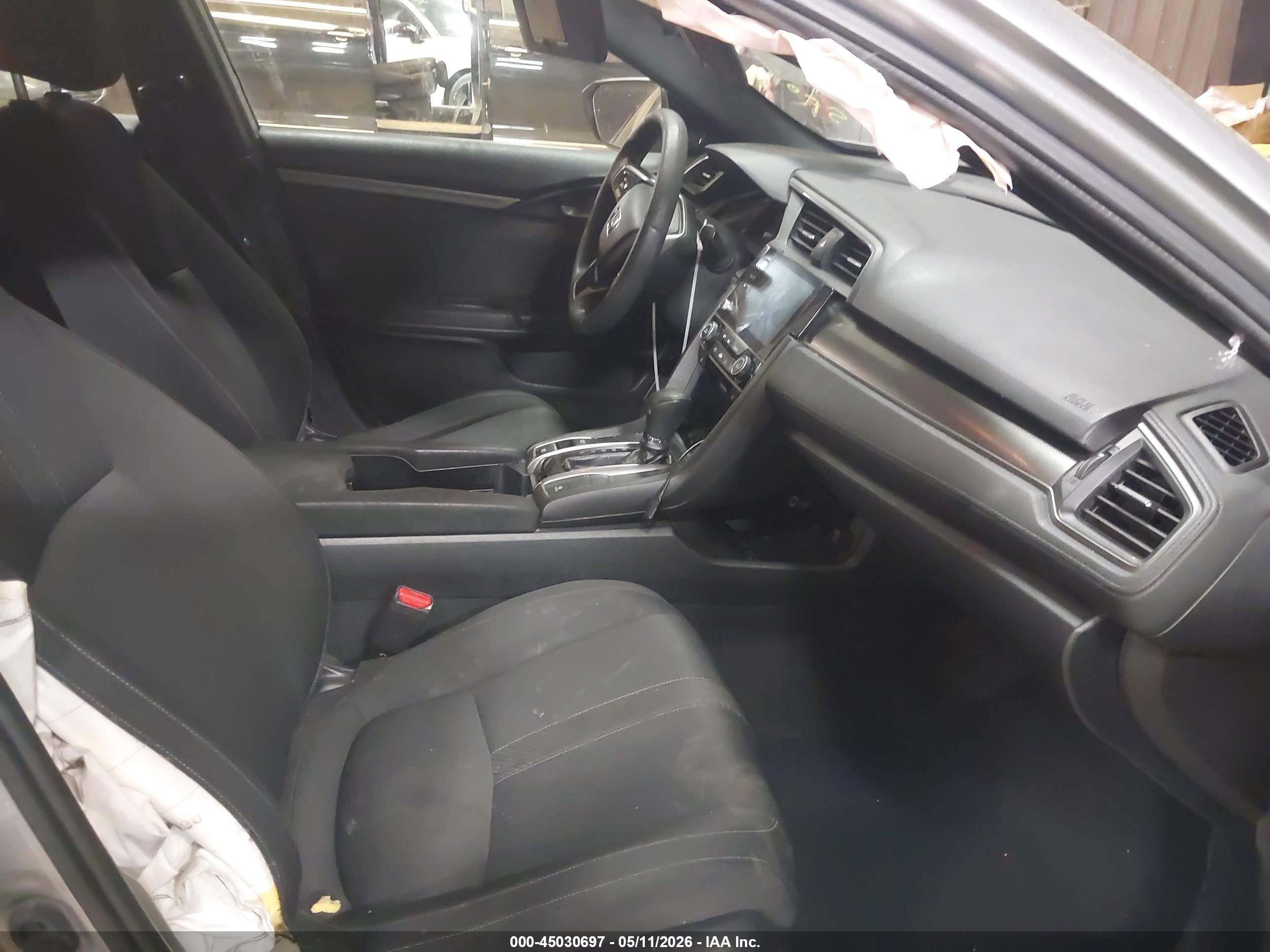 2019 Honda Civic Ex Серебряный vin: SHHFK7H60KU425243