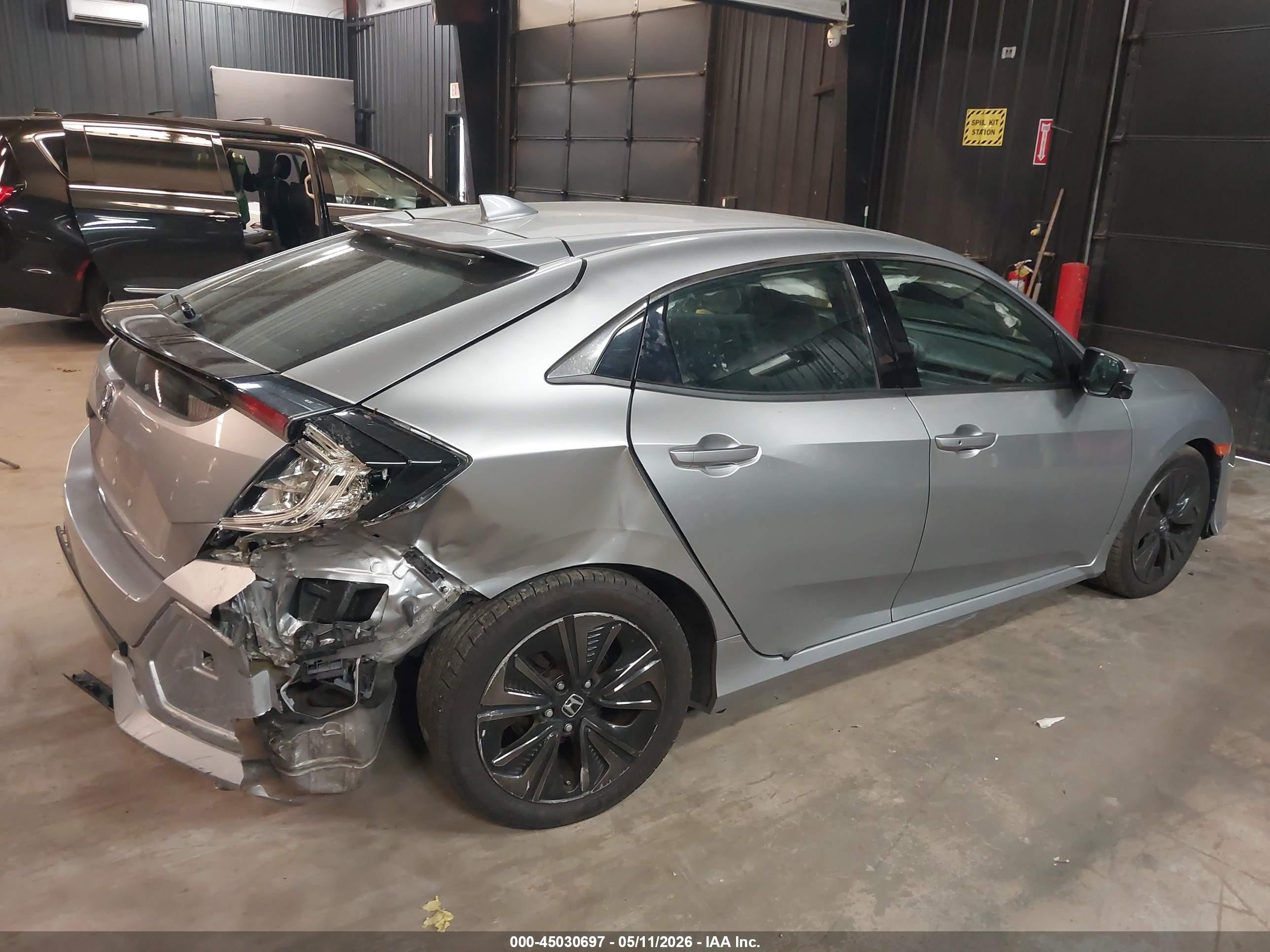2019 Honda Civic Ex Серебряный vin: SHHFK7H60KU425243