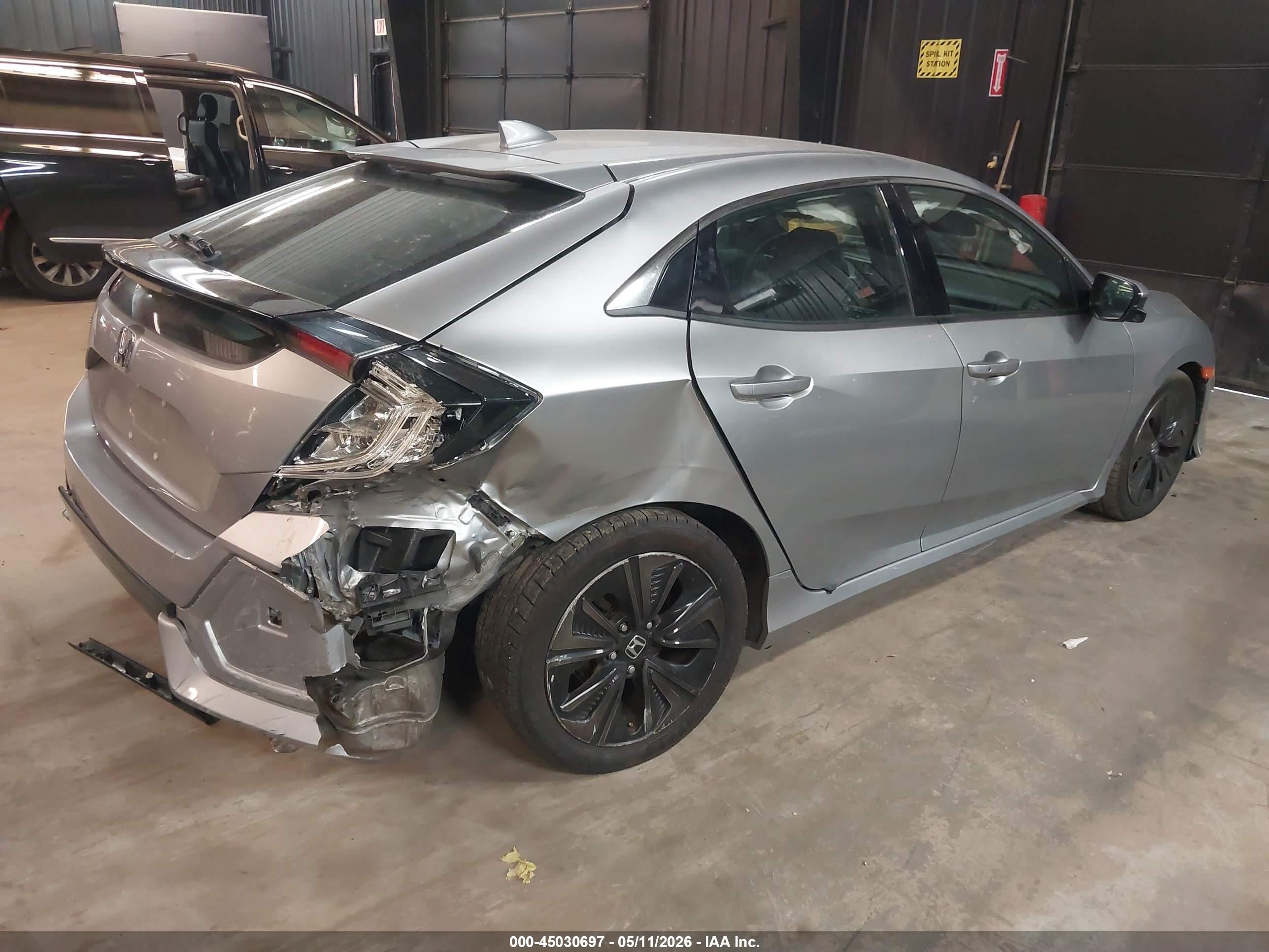 2019 Honda Civic Ex Серебряный vin: SHHFK7H60KU425243