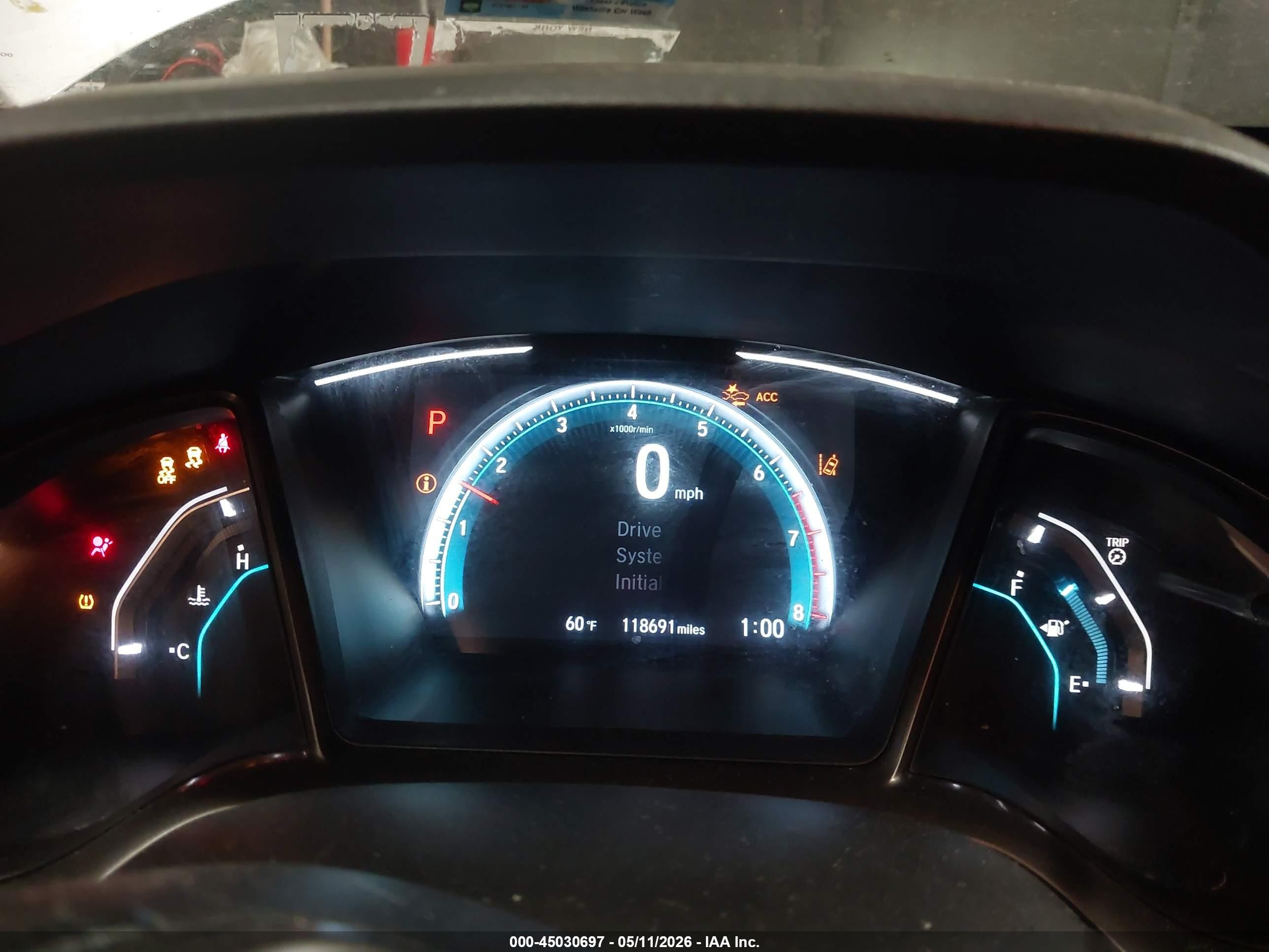 2019 Honda Civic Ex Серебряный vin: SHHFK7H60KU425243