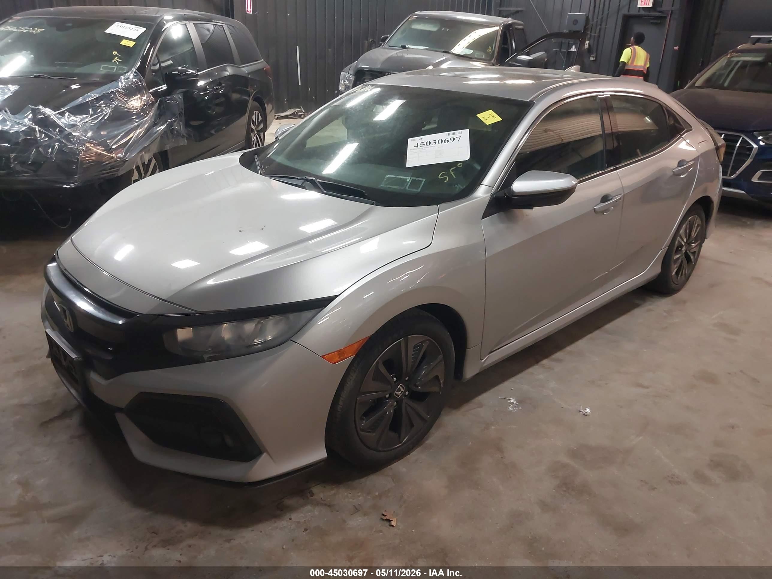 2019 Honda Civic Ex Серебряный vin: SHHFK7H60KU425243