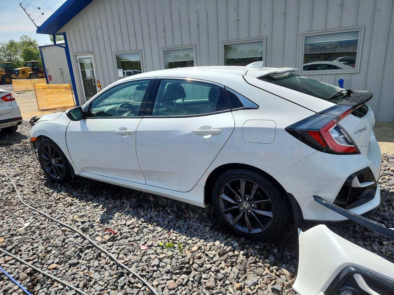 2021 Honda Civic Ex White vin: SHHFK7H60MU212179