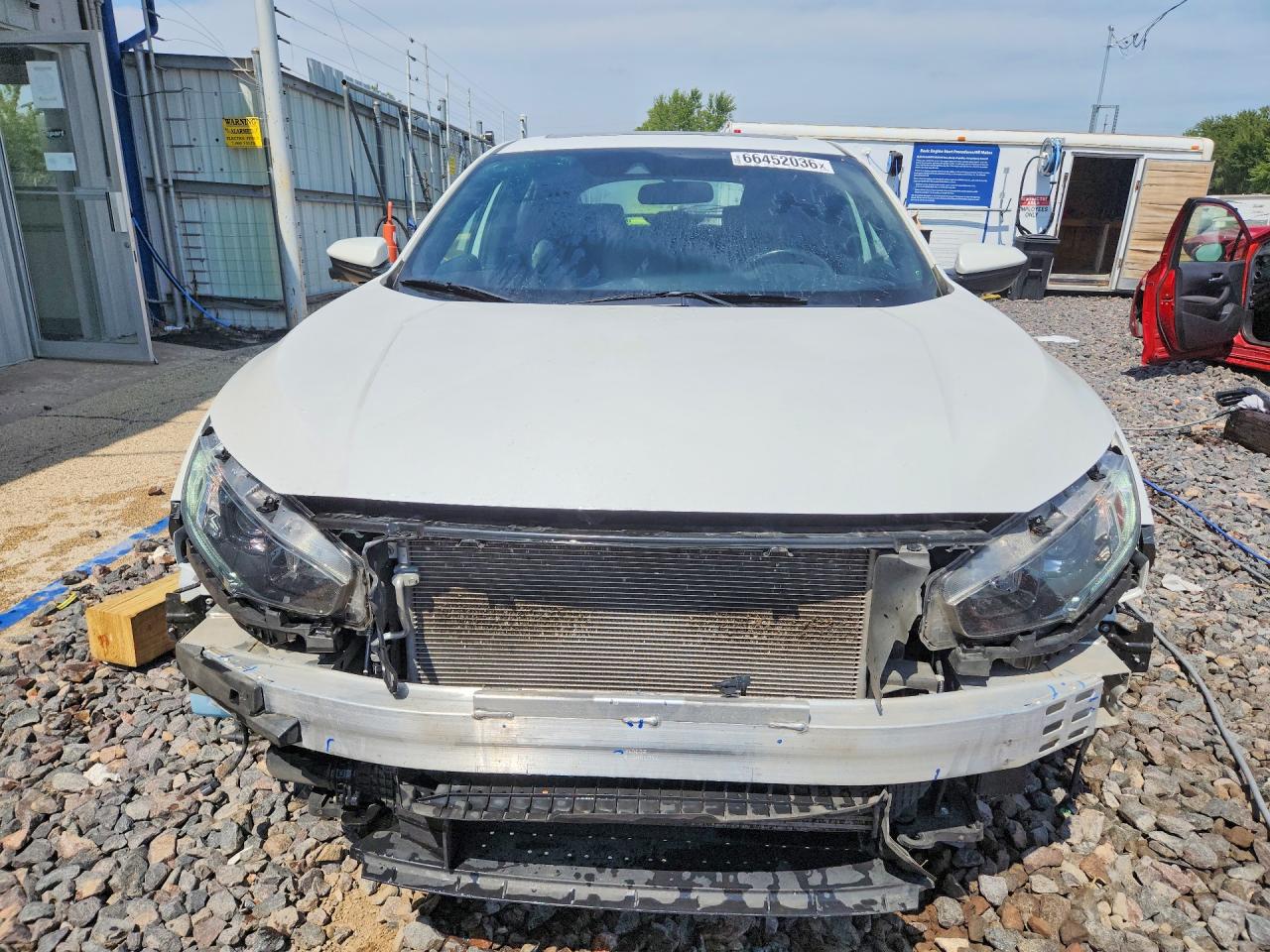 2021 Honda Civic Ex White vin: SHHFK7H60MU212179