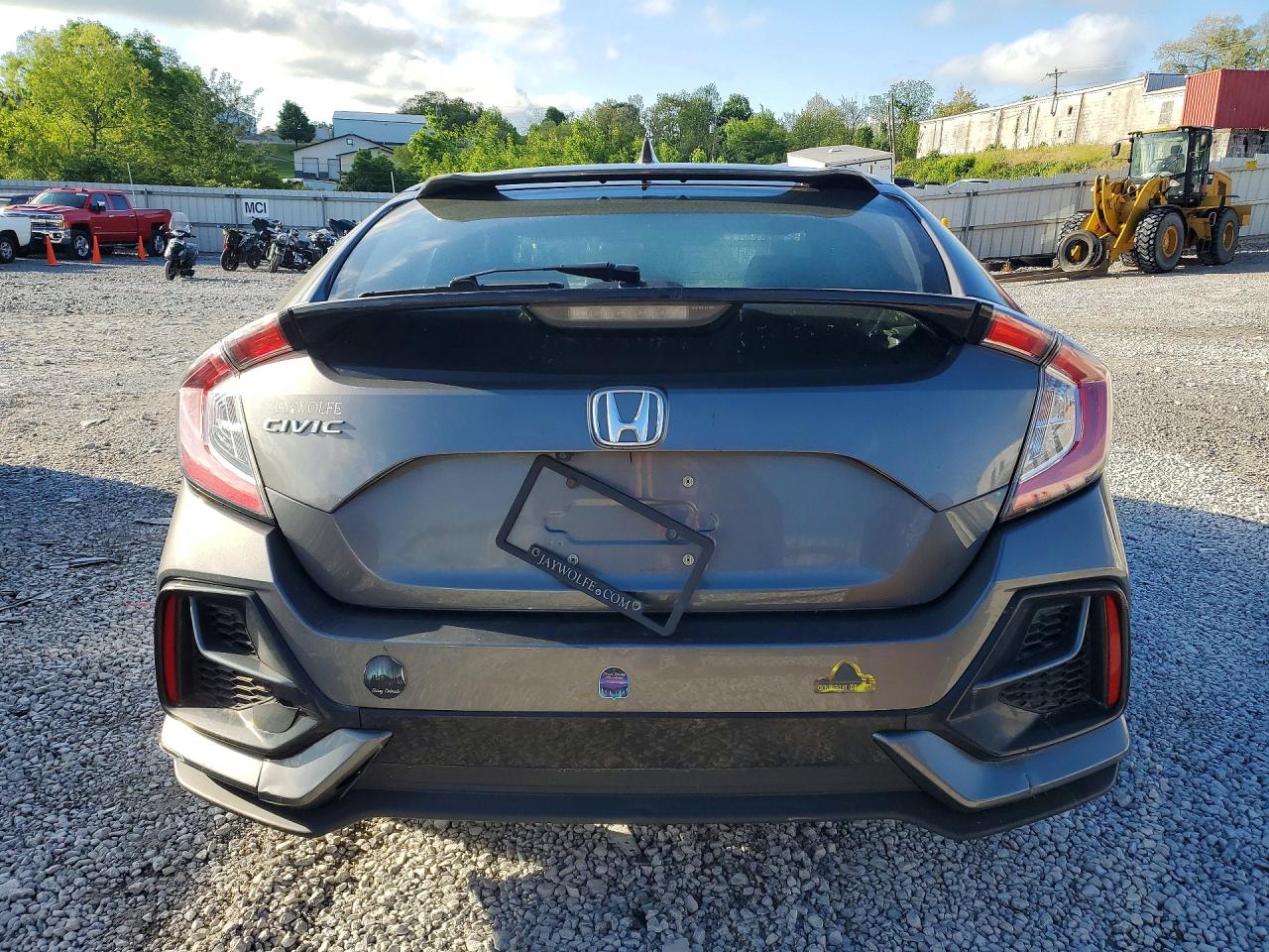 2021 Honda Civic Ex Gray vin: SHHFK7H60MU217169