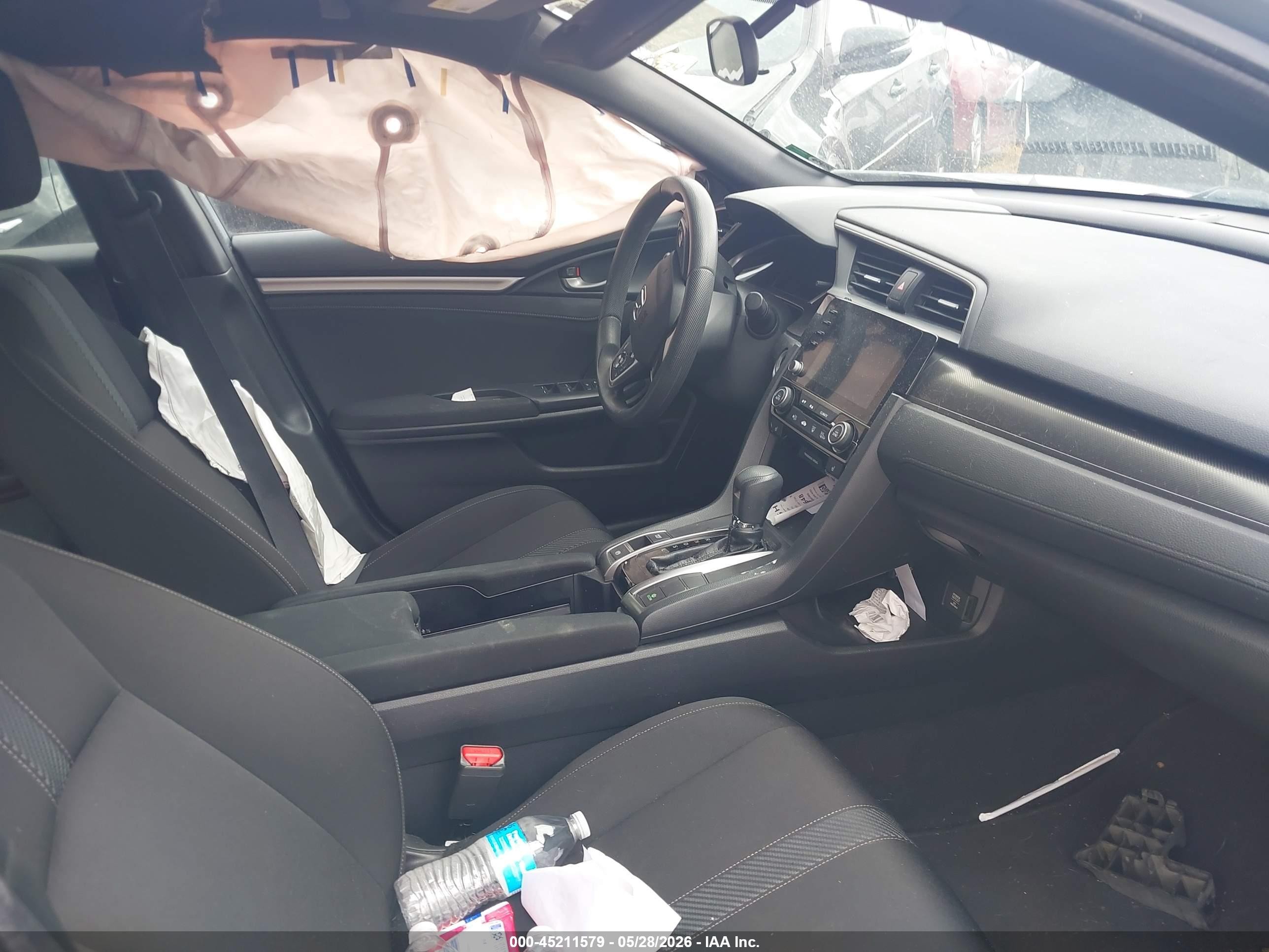 2019 Honda Civic Ex Серый vin: SHHFK7H61KU423615