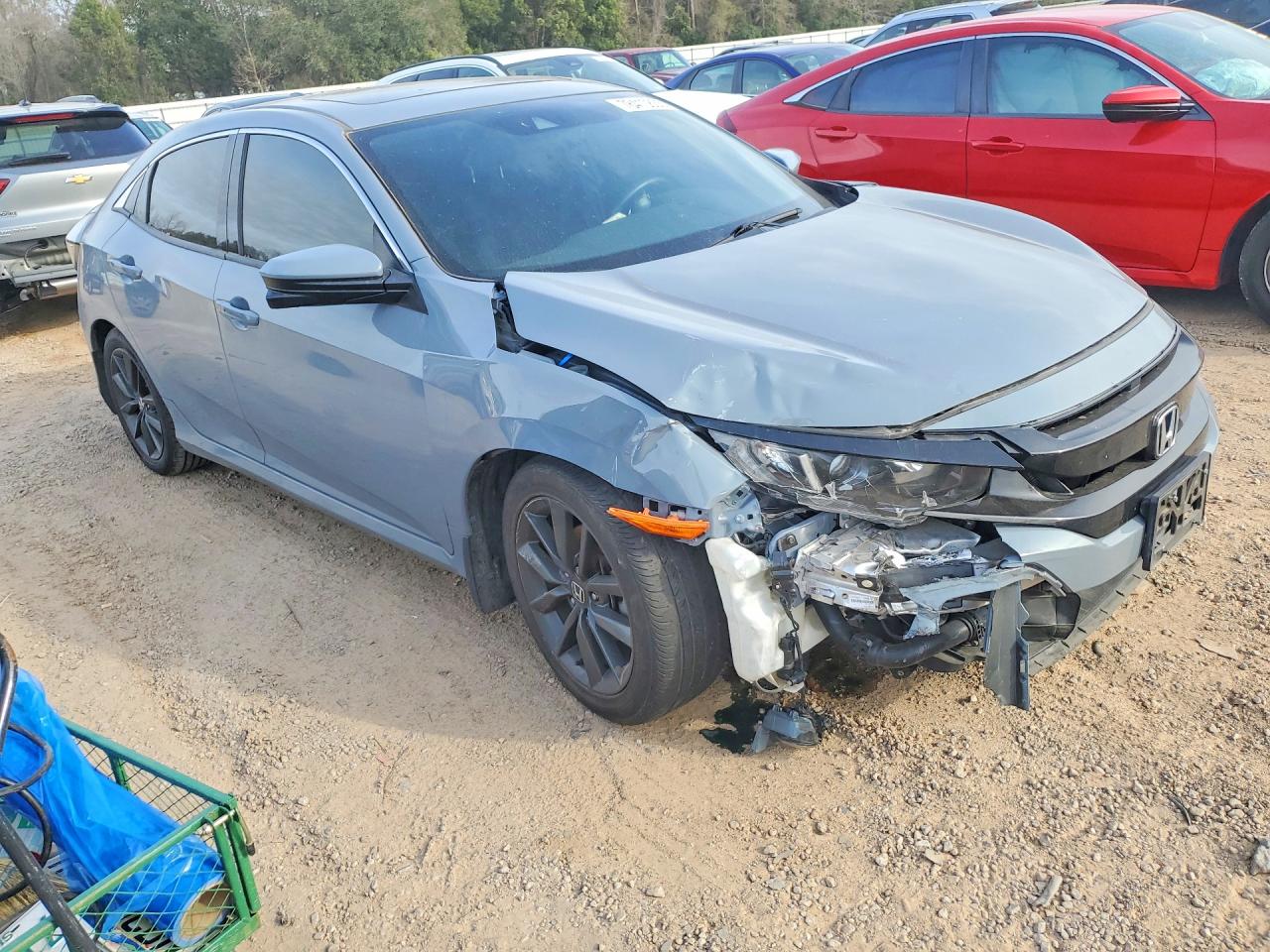 2021 Honda Civic Ex Gray vin: SHHFK7H61MU206357