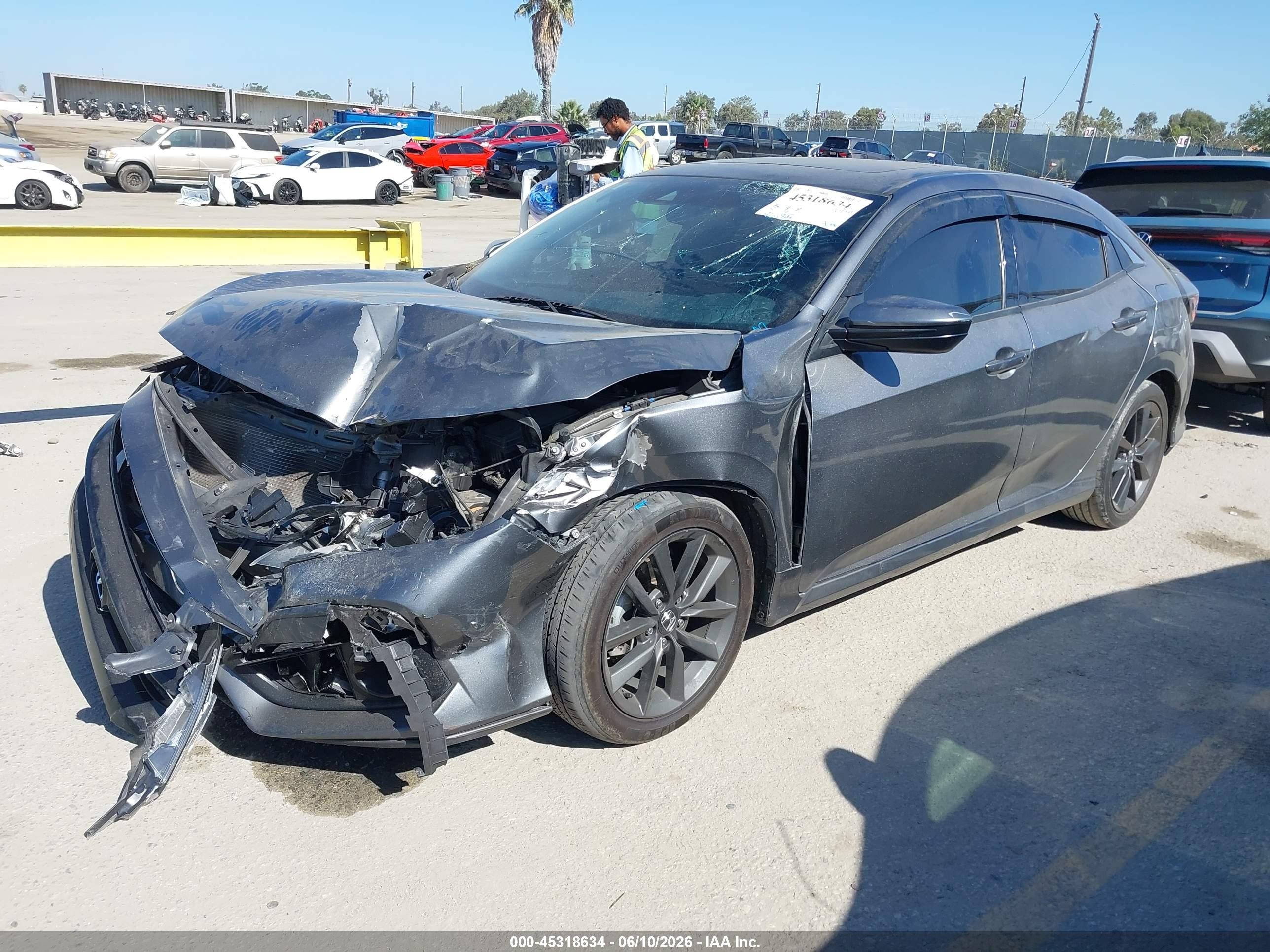 2021 Honda Civic Ex Gray vin: SHHFK7H61MU403321