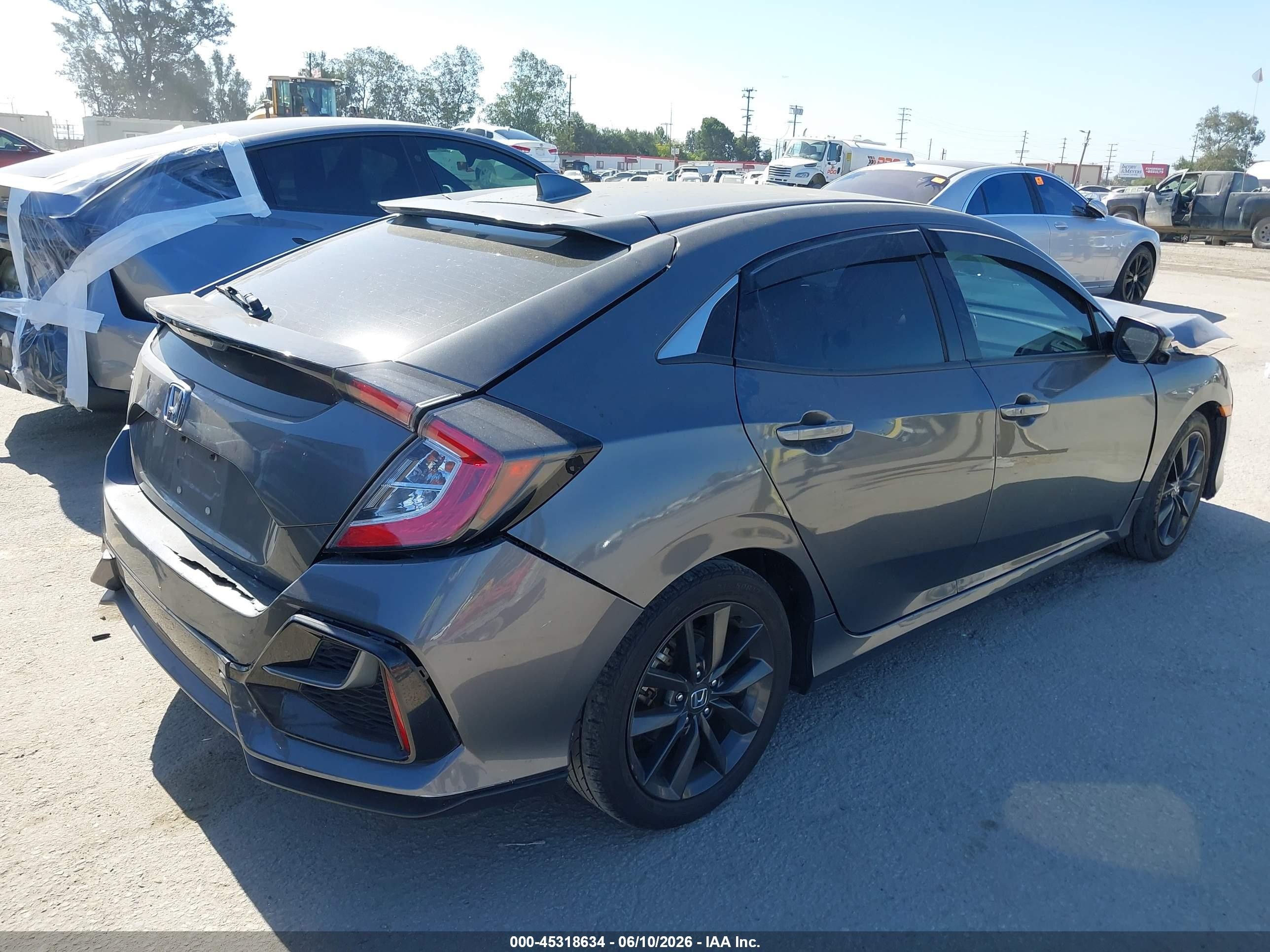 2021 Honda Civic Ex Gray vin: SHHFK7H61MU403321