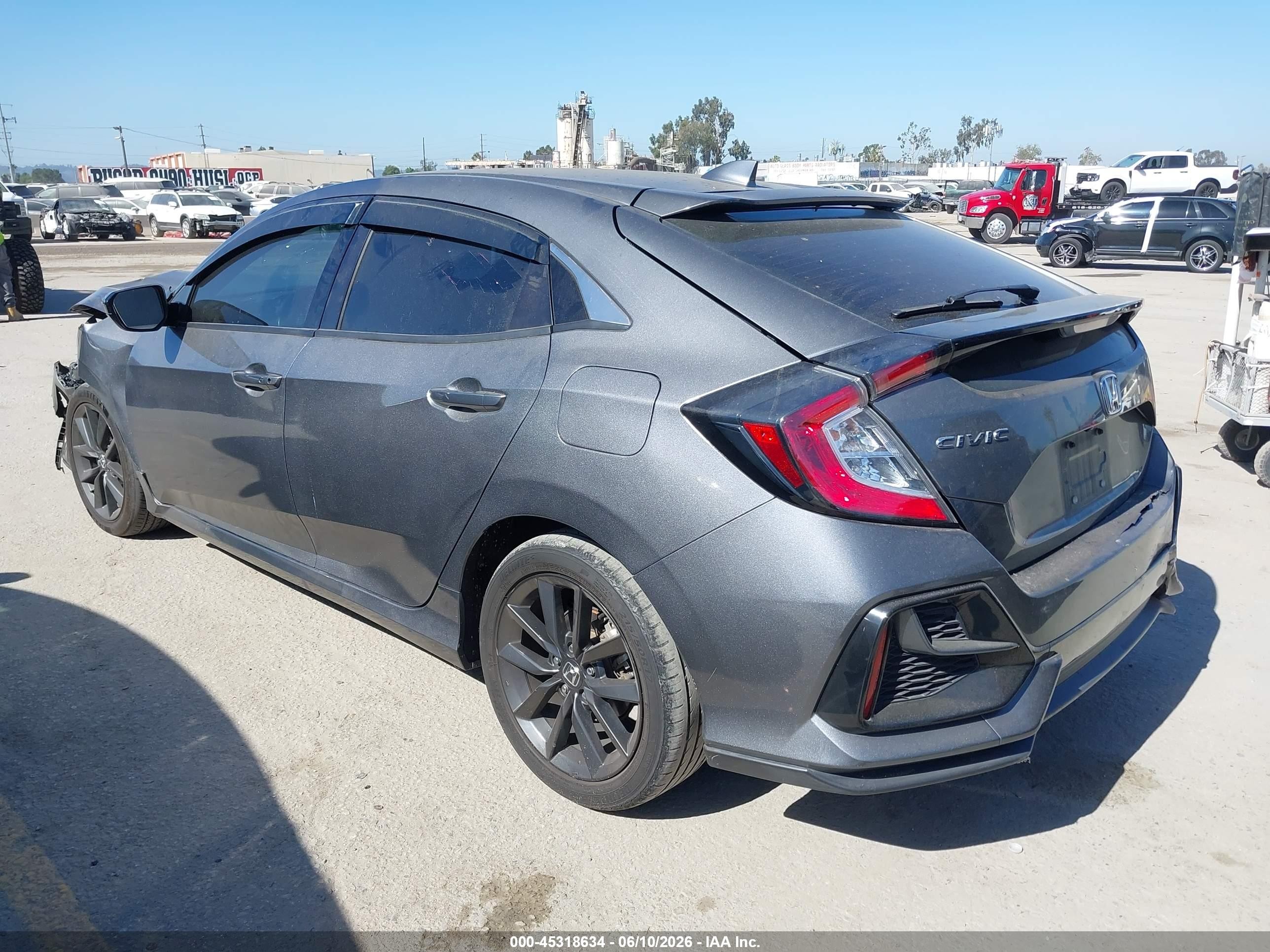 2021 Honda Civic Ex Gray vin: SHHFK7H61MU403321