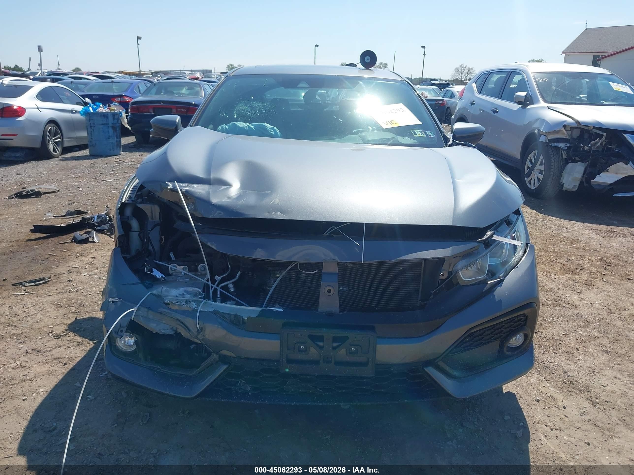 2019 Honda Civic Ex Черный vin: SHHFK7H62KU402322