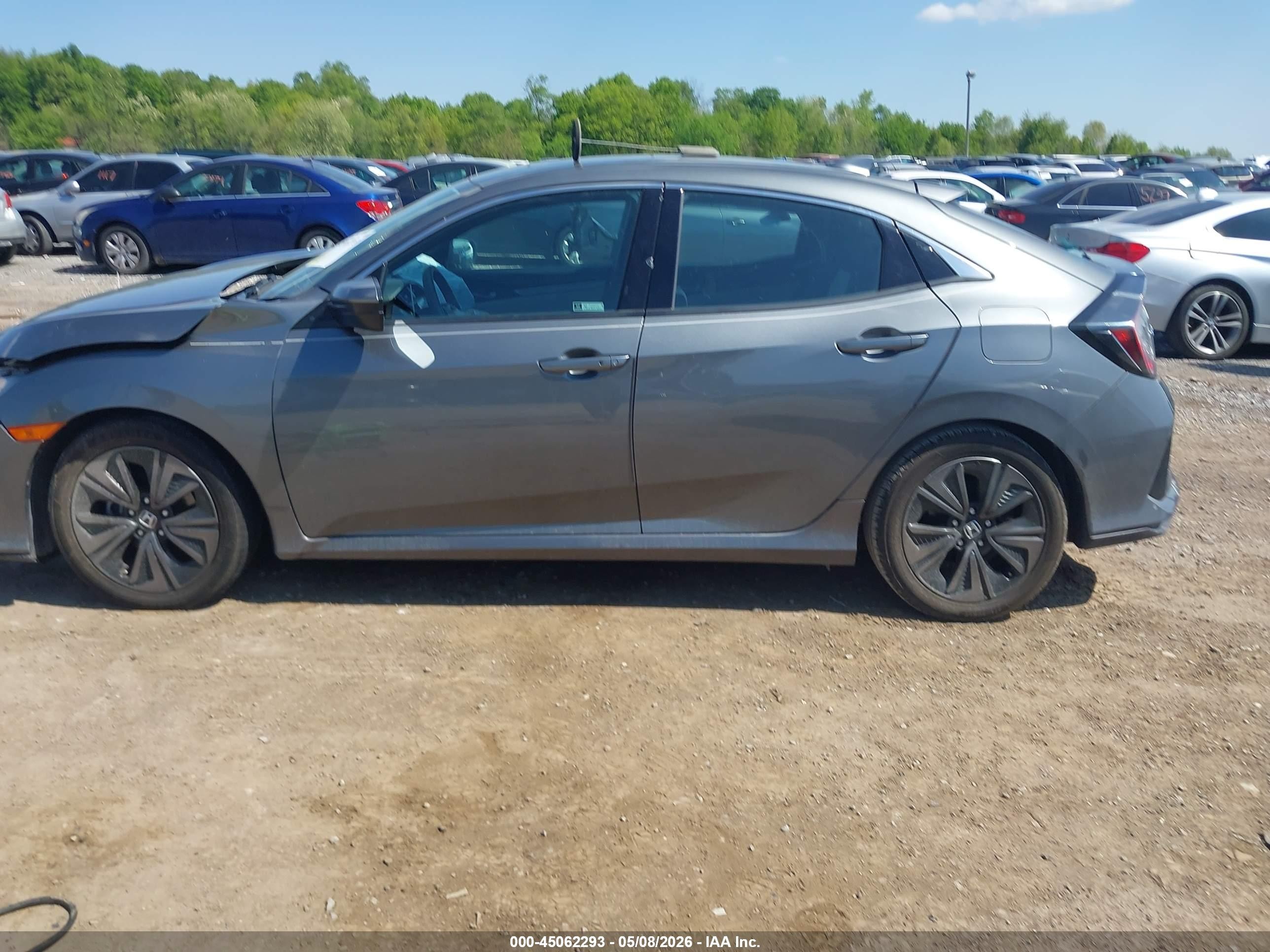 2019 Honda Civic Ex Черный vin: SHHFK7H62KU402322