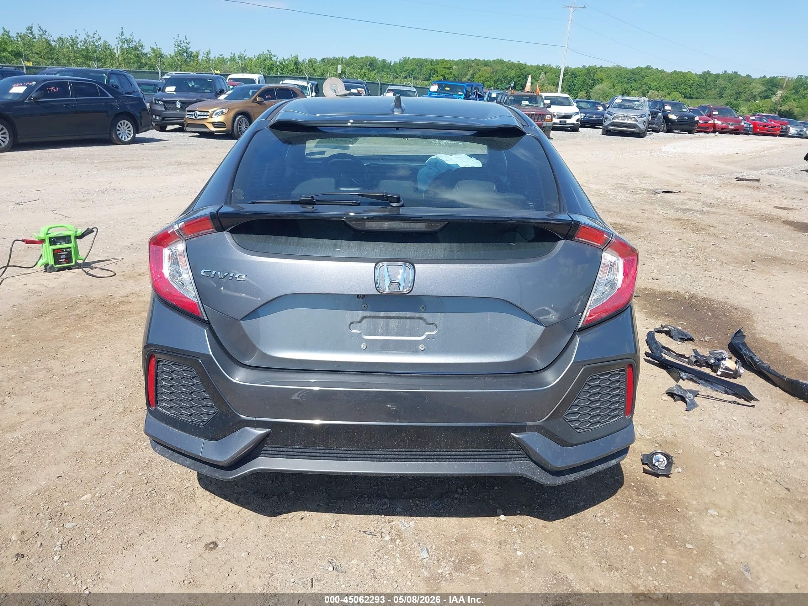 2019 Honda Civic Ex Черный vin: SHHFK7H62KU402322