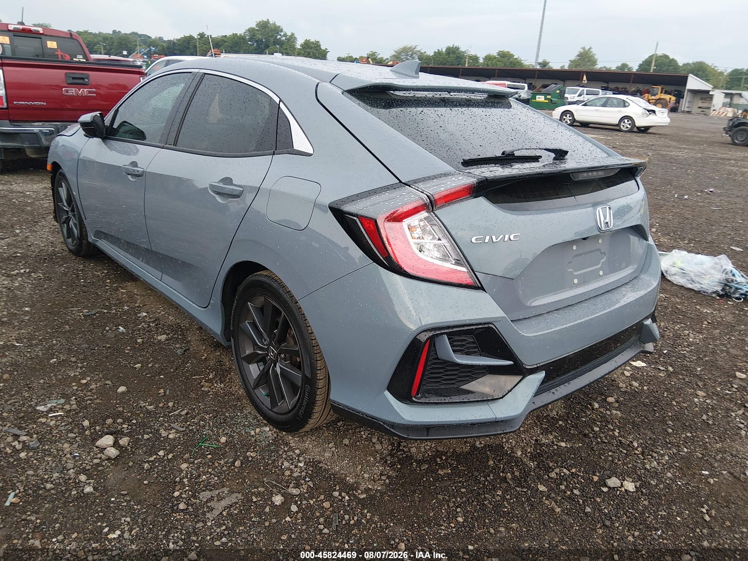 2021 Honda Civic Ex Gray vin: SHHFK7H62MU214029