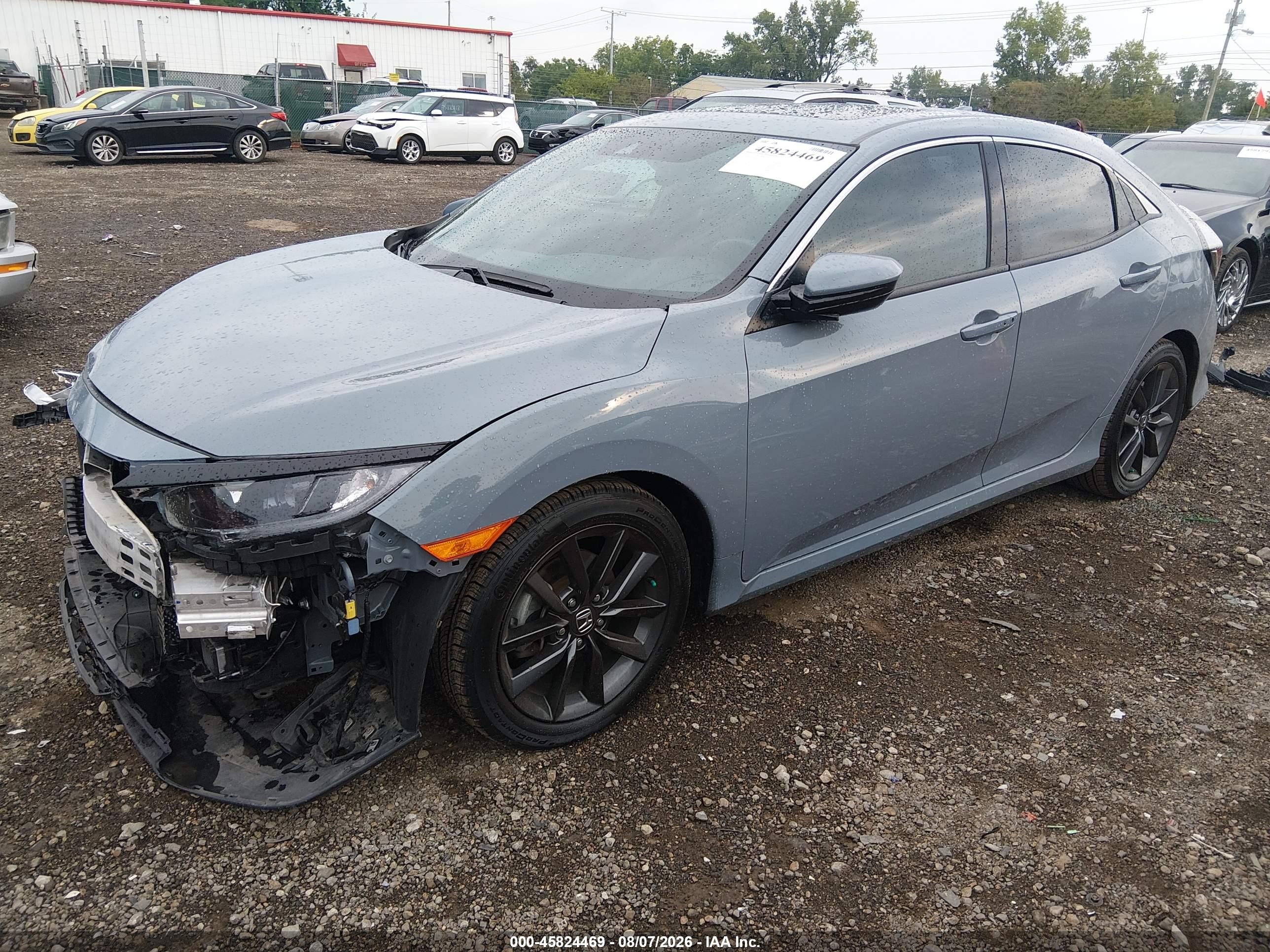 2021 Honda Civic Ex Gray vin: SHHFK7H62MU214029